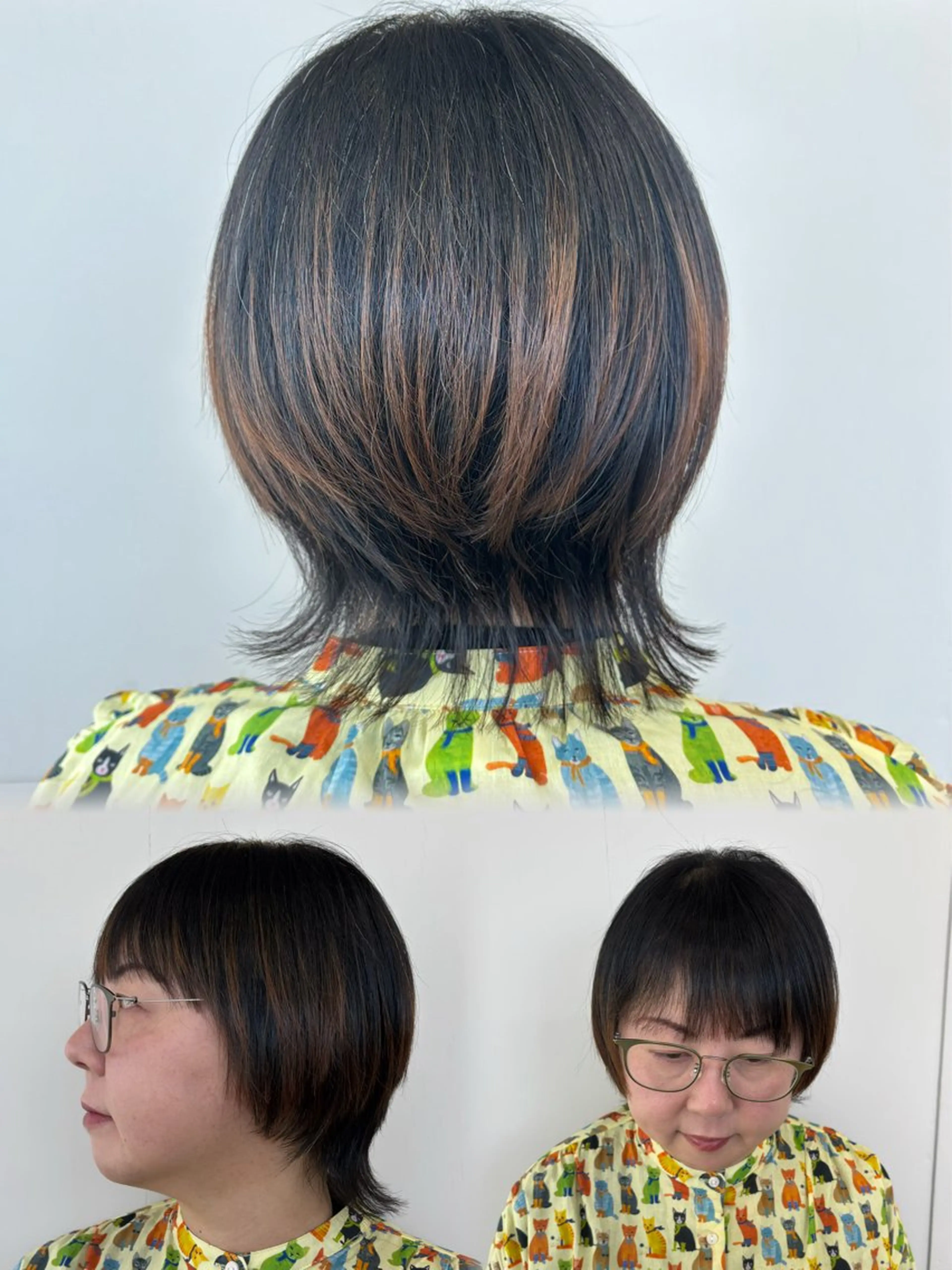 ショート 顔周りカット レイヤーカット 小顔カット ウルフカット maru.所属・林 小夏のヘアスタイル