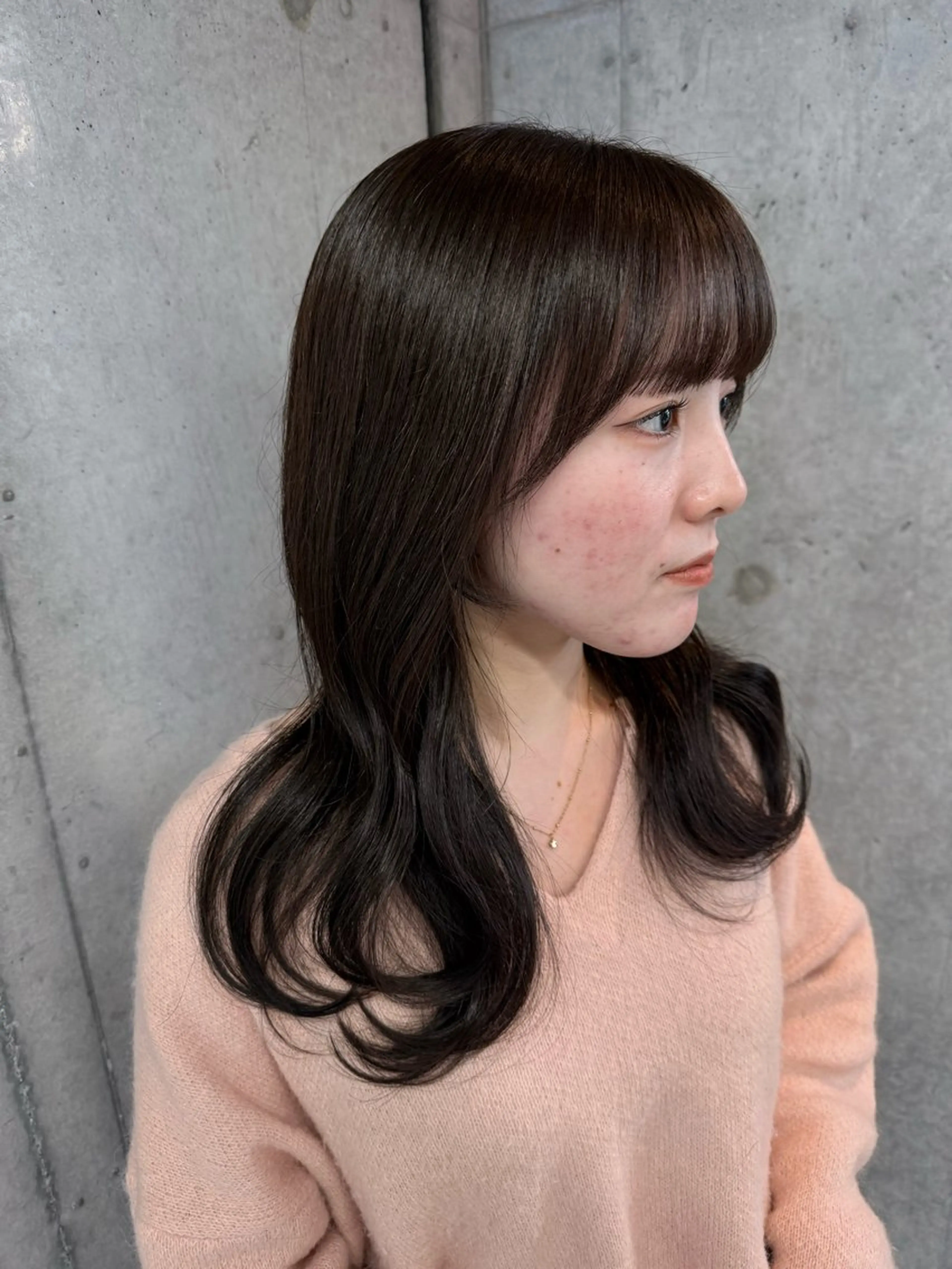 ロング カラー カット ヘアカラー トリートメント 女性に人気♪ はやしほのかのヘアスタイル