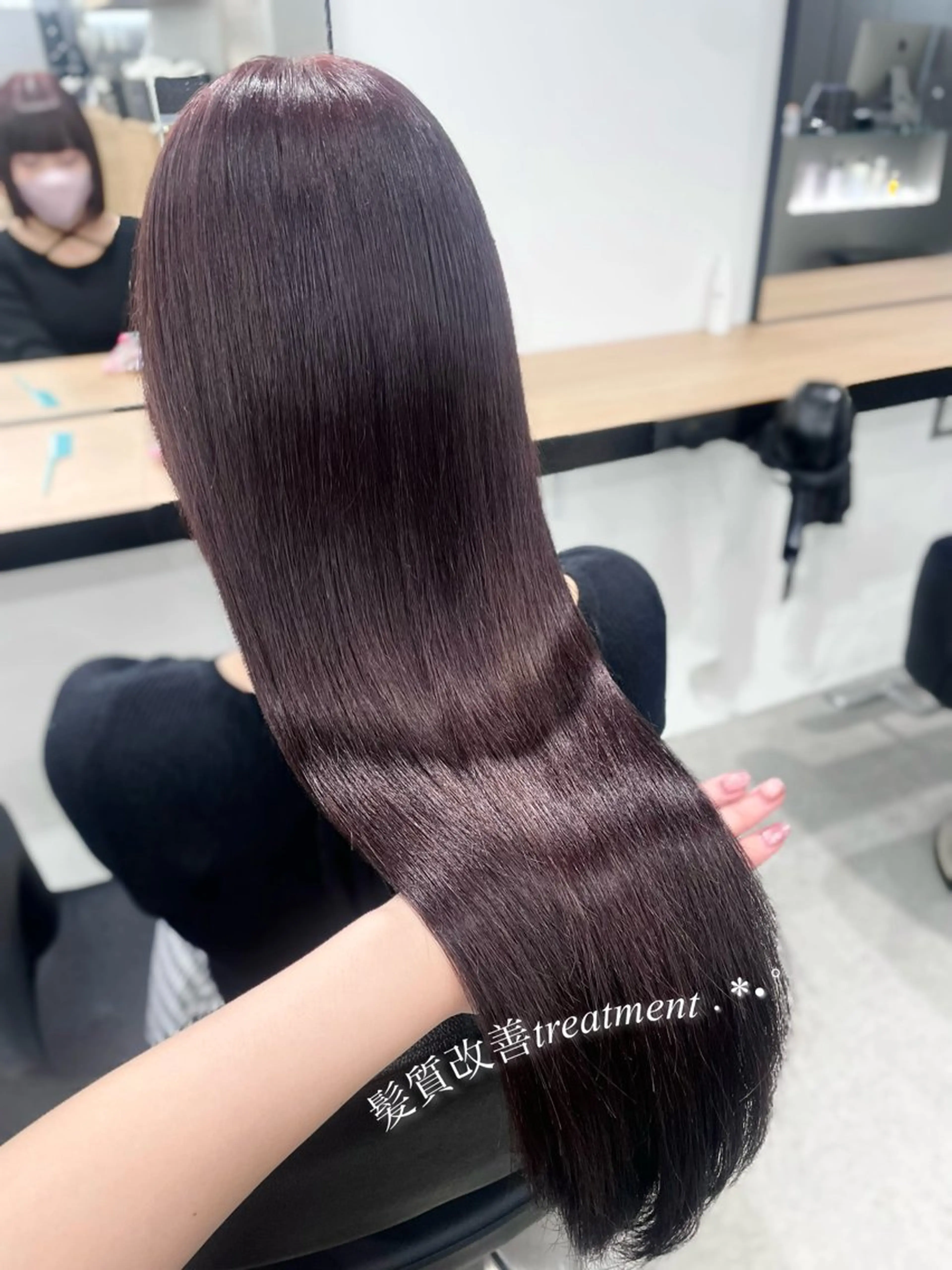 セミロング ヘアカラー 盛れる暖色🎀ガーリ ーヘア🎀きっかのヘアスタイル