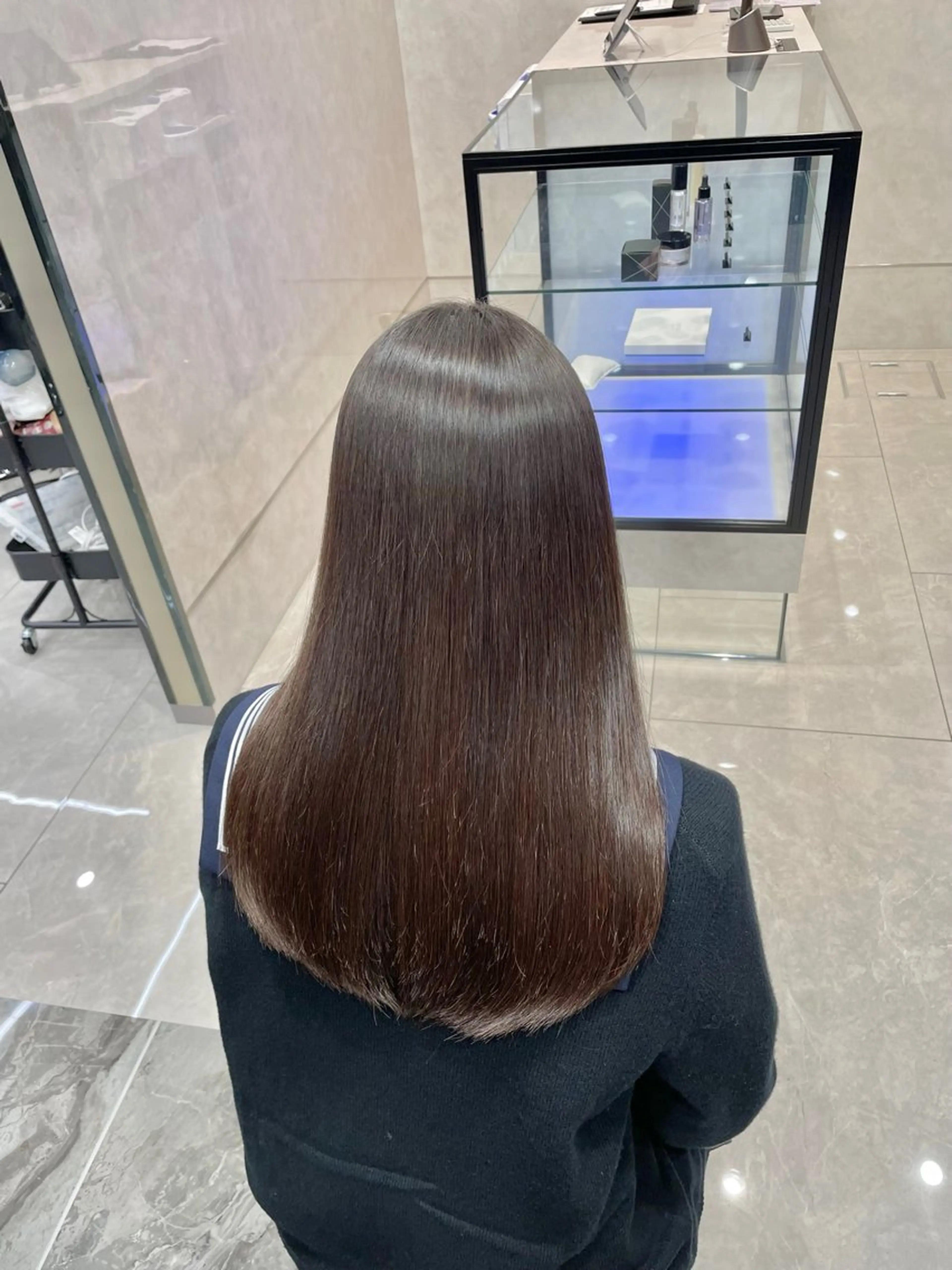 ロング 縮毛矯正 ハルキミナトジャパン所属・藤田優介 [大宮/縮毛矯正]のヘアスタイル