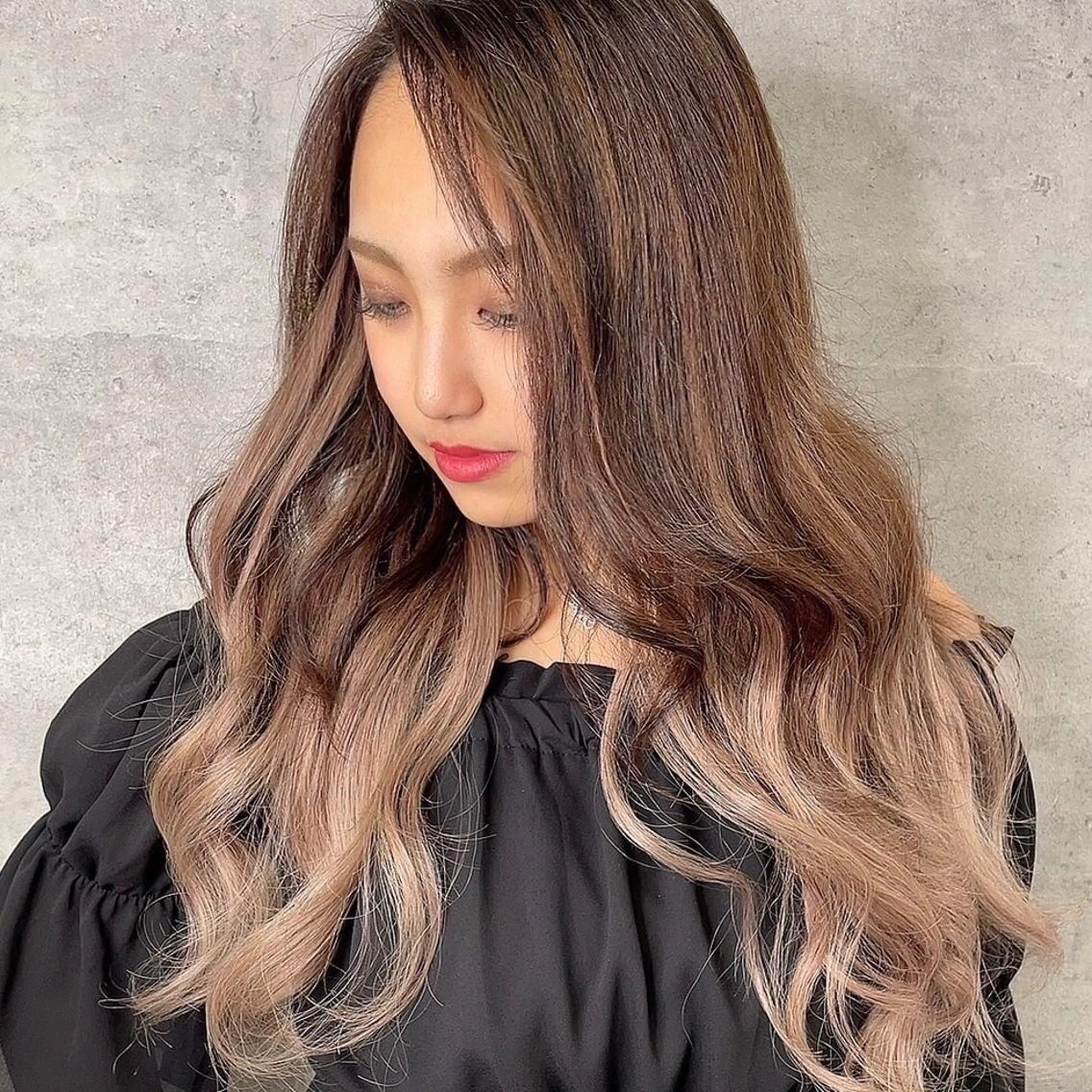 ロング カラー シールエクステ ハイトーンカラー エクステ ヘアカラー エクステ シールエクステ特化 ハイトーン、NANAのヘアスタイル