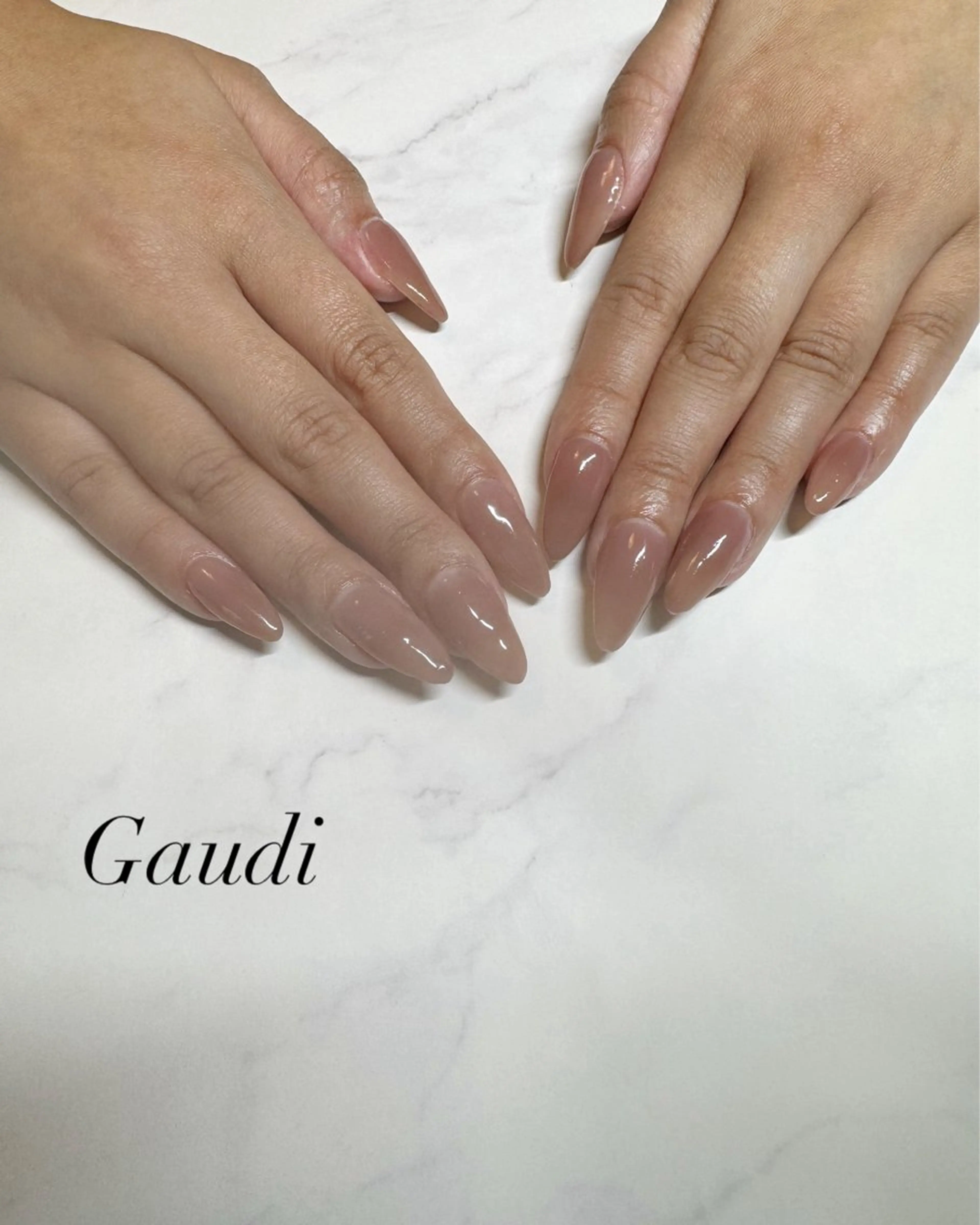 ネイル ワンカラーネイル ピンク Gaudi.Nail Rinaのその他イメージ