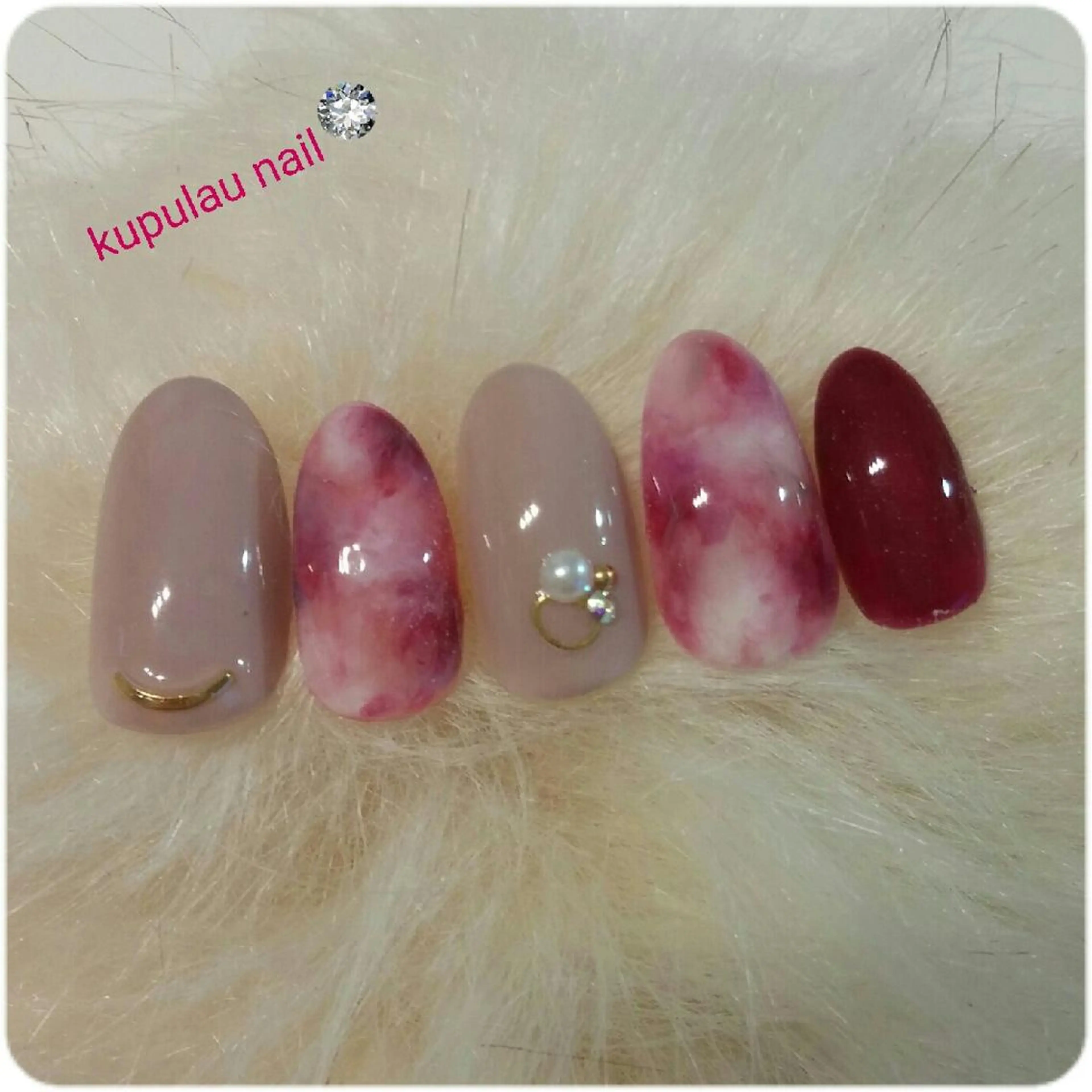 ネイル ボルドー * haruのネイルデザイン