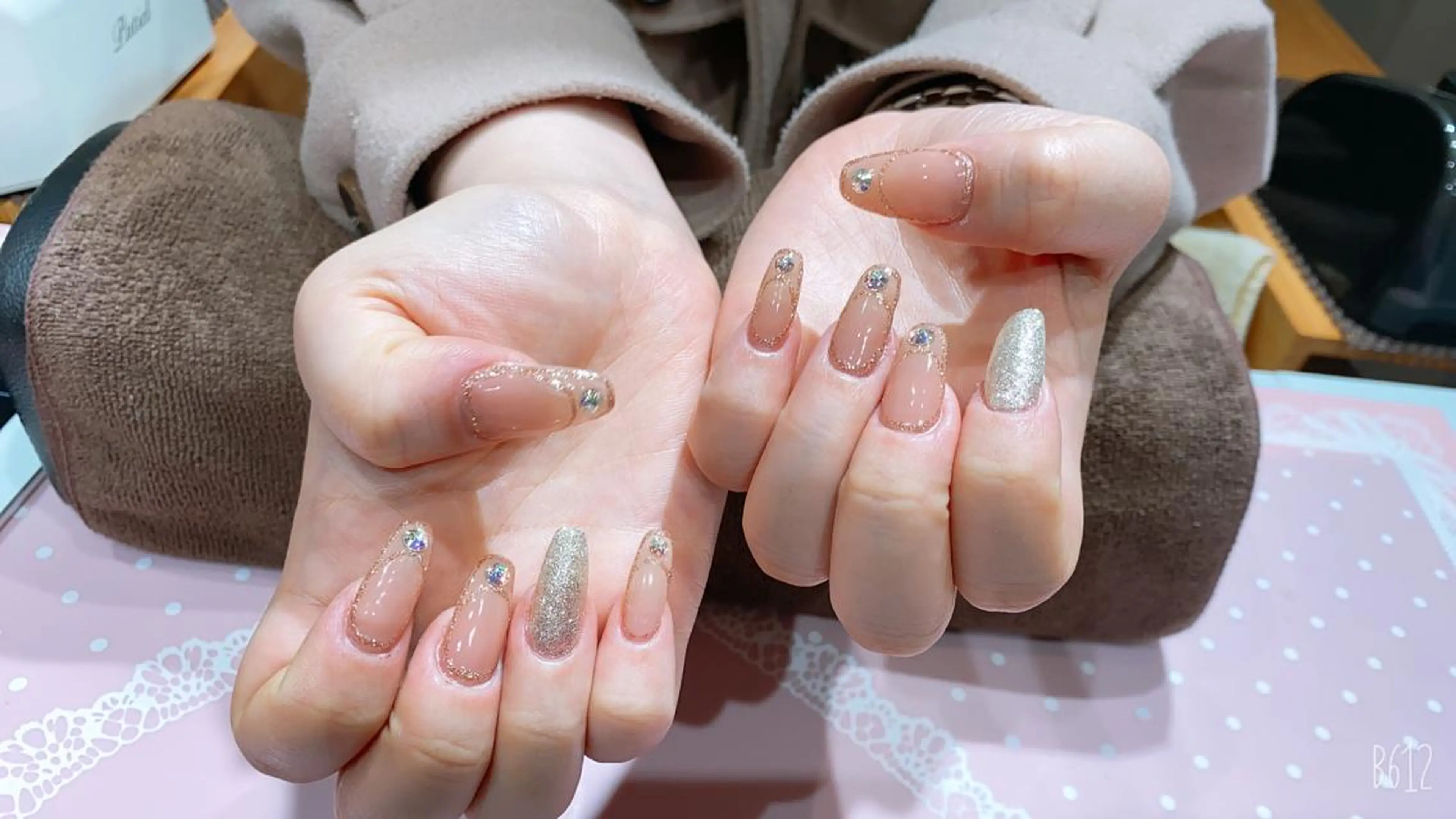 ネイル フレンチネイル VIST☆ ｍａｍｉのネイルデザイン