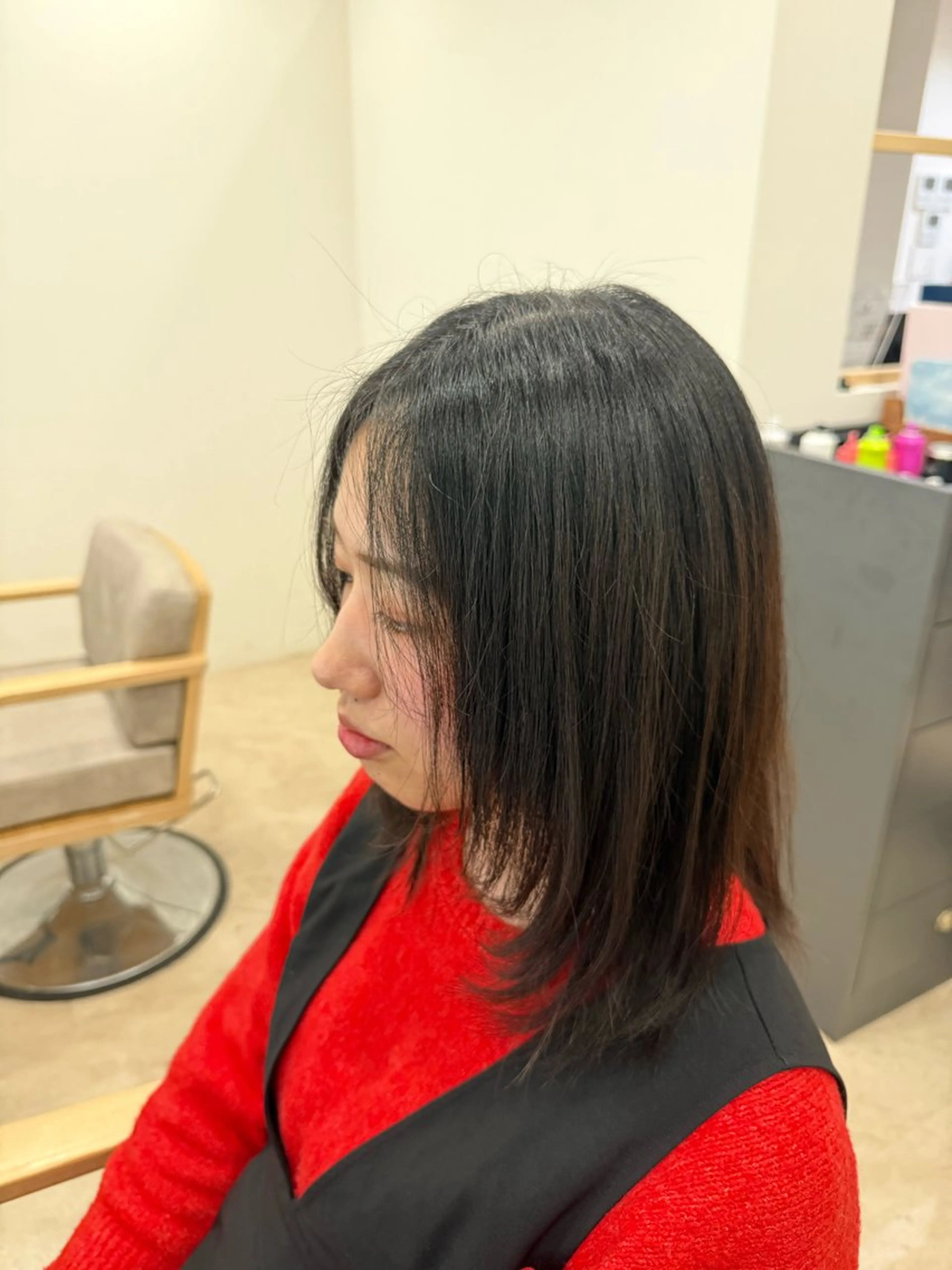 ミディアム カット little×esta 大名 【リトルエスタ】所属・littleesta 那月のヘアスタイル