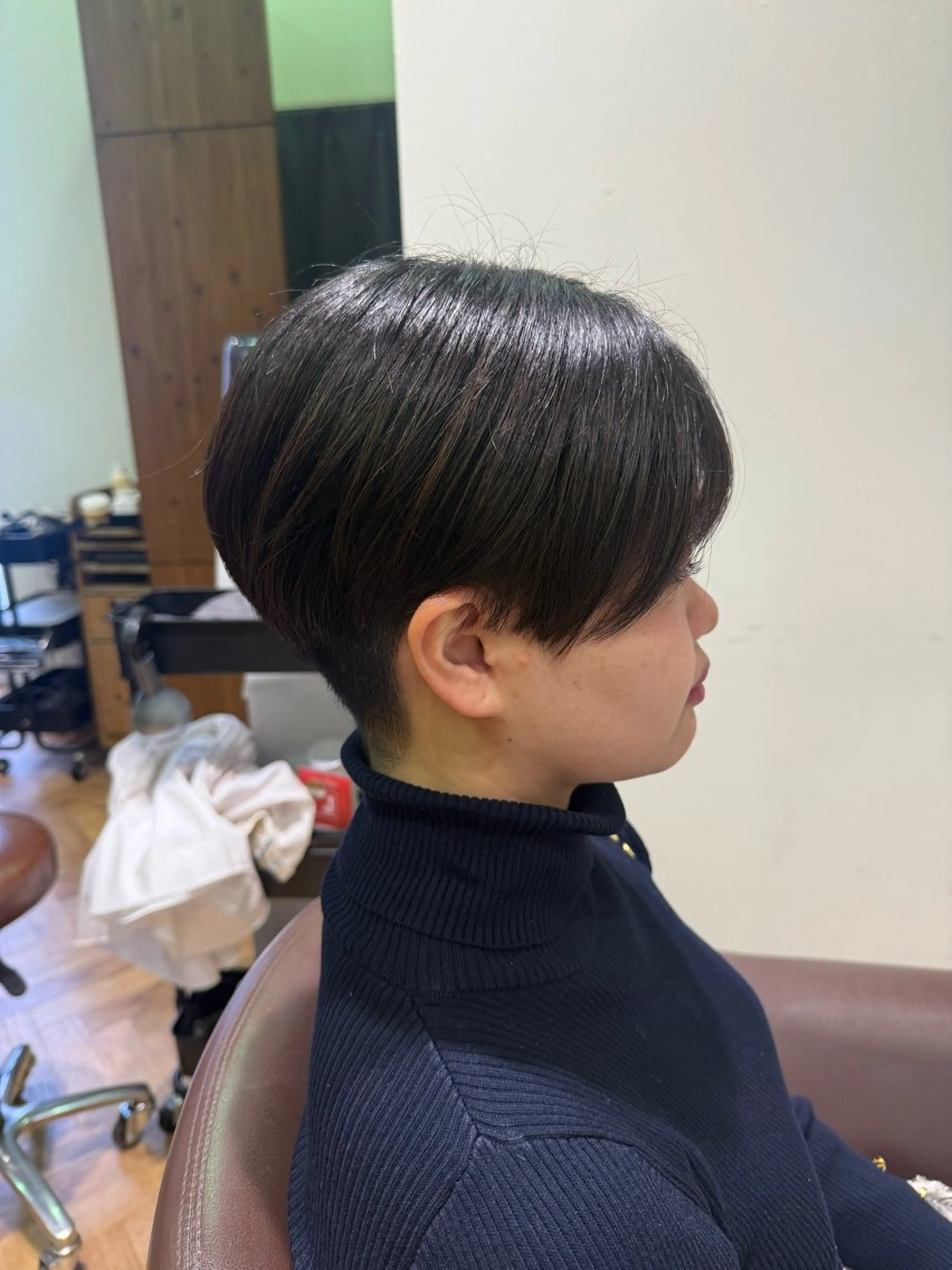 ショート ハンサムショート ショートヘア 溝口 槙里也のヘアスタイル