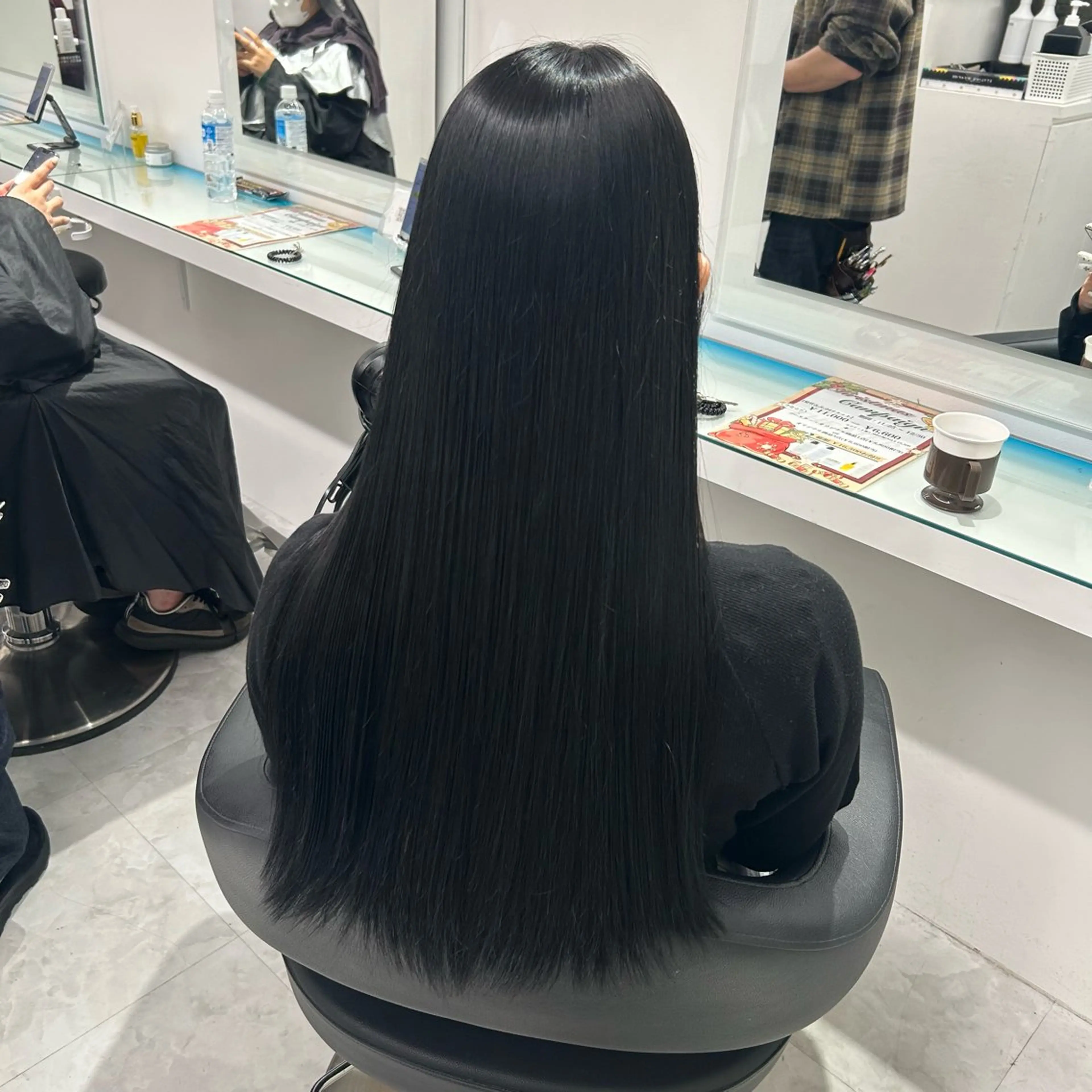 セミロング 🤍大人っぽ韓国暗髪 🤍Asuka🤍のヘアスタイル