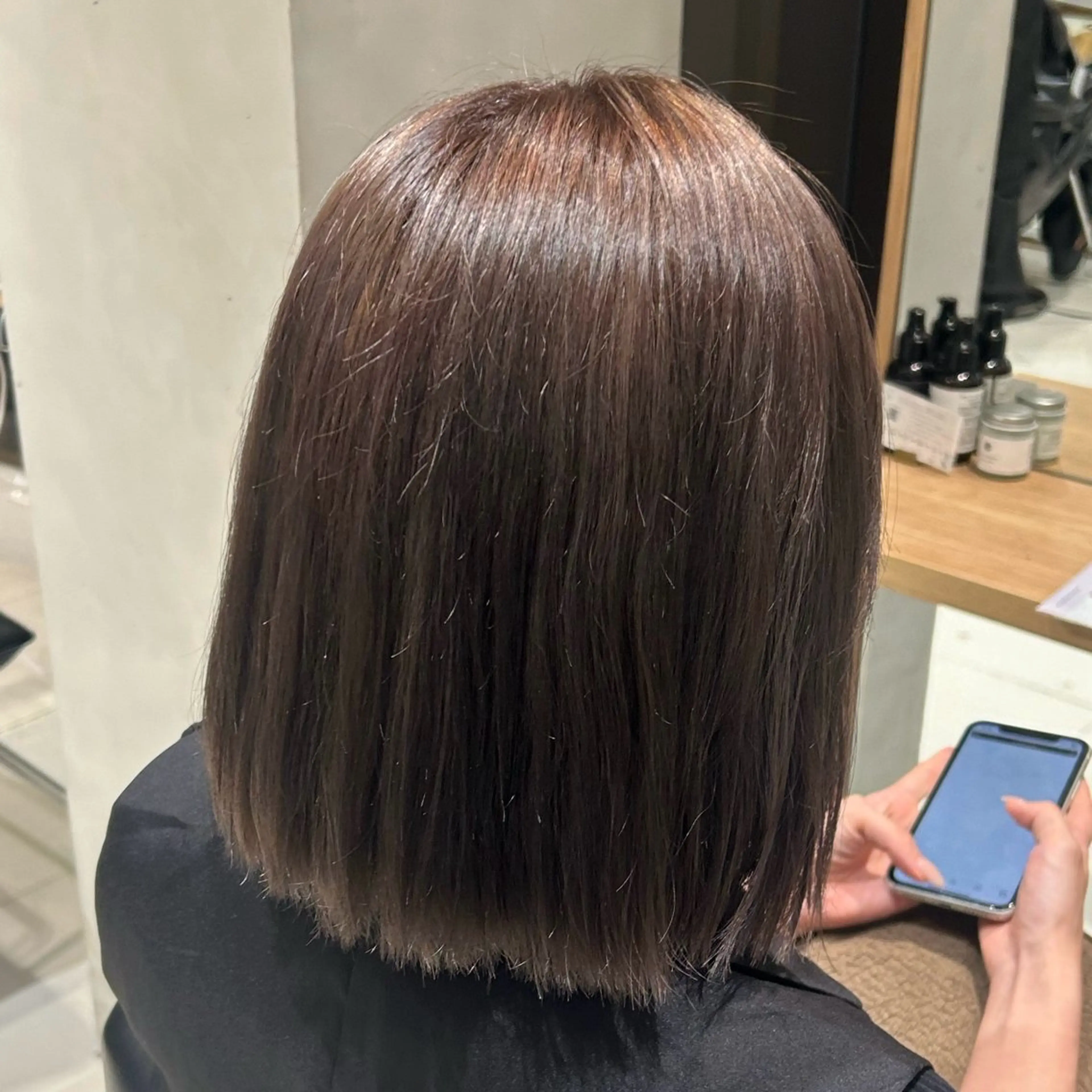 カラー ︎︎🌟韓国艶カラー ︎🌟璃奈 (ﾘﾅ)のヘアスタイル