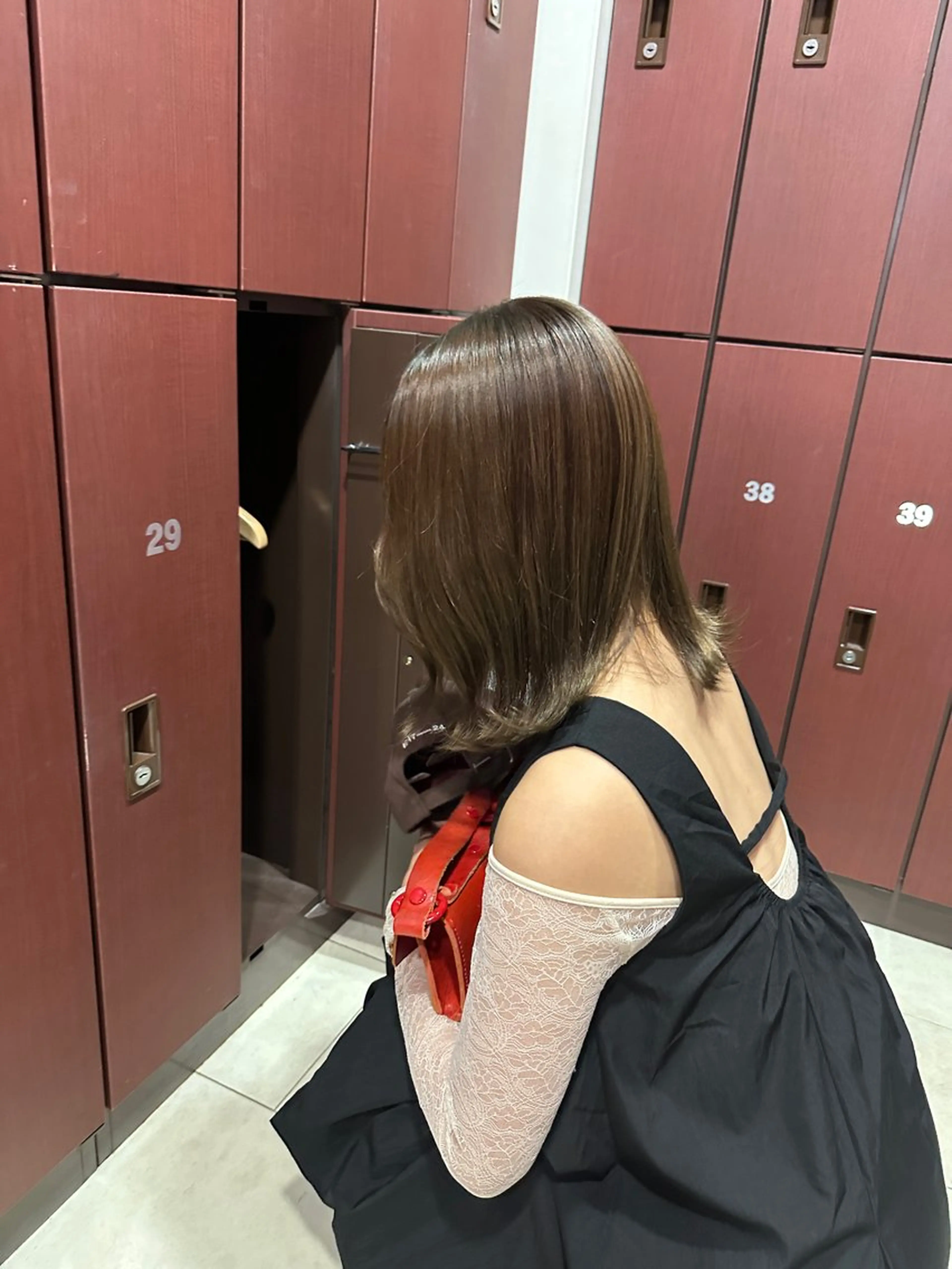 ミディアム カラー Ｋtwo まなのヘアスタイル