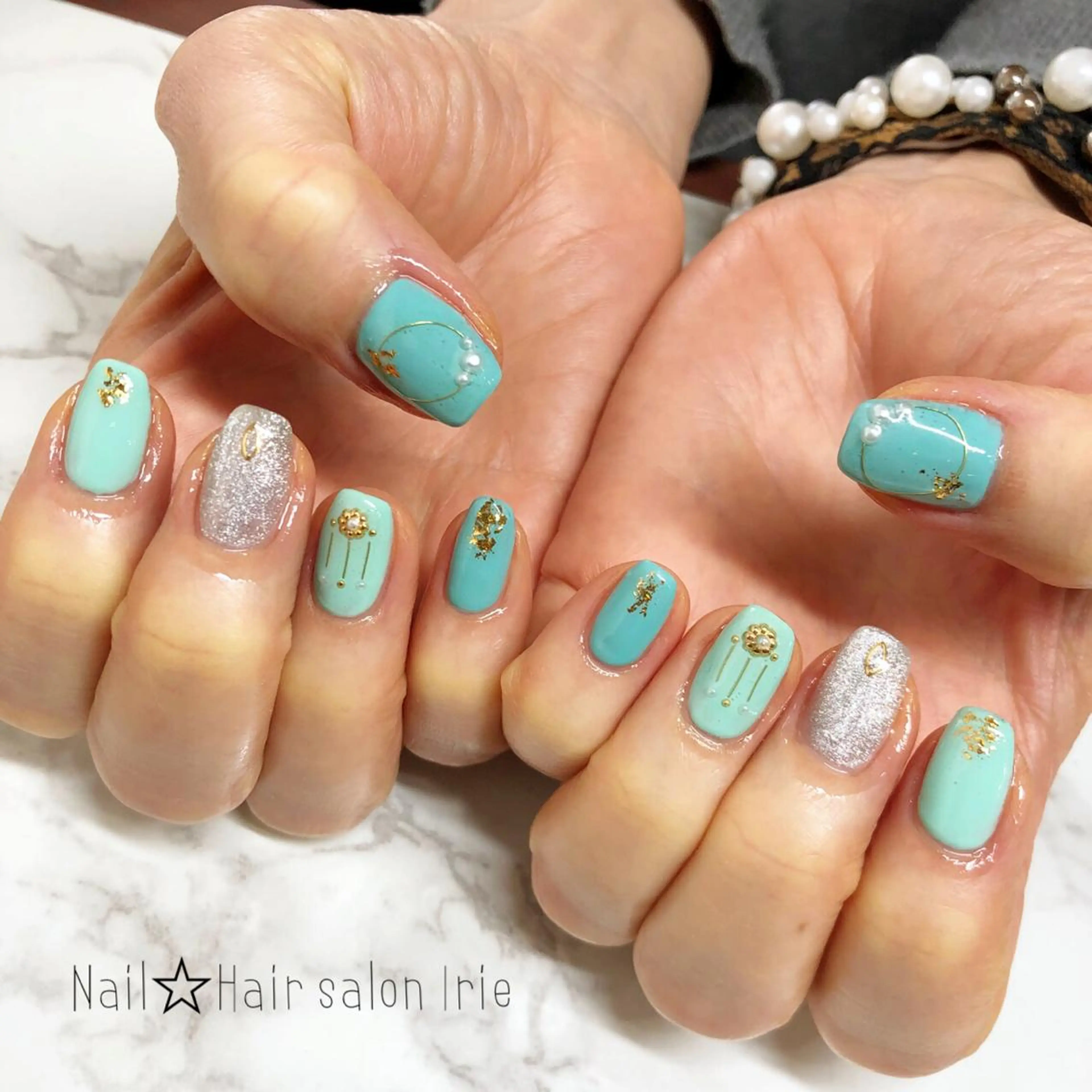 ネイル ハンドネイル Hair salon Irie所属・與儀 知佳のネイルデザイン