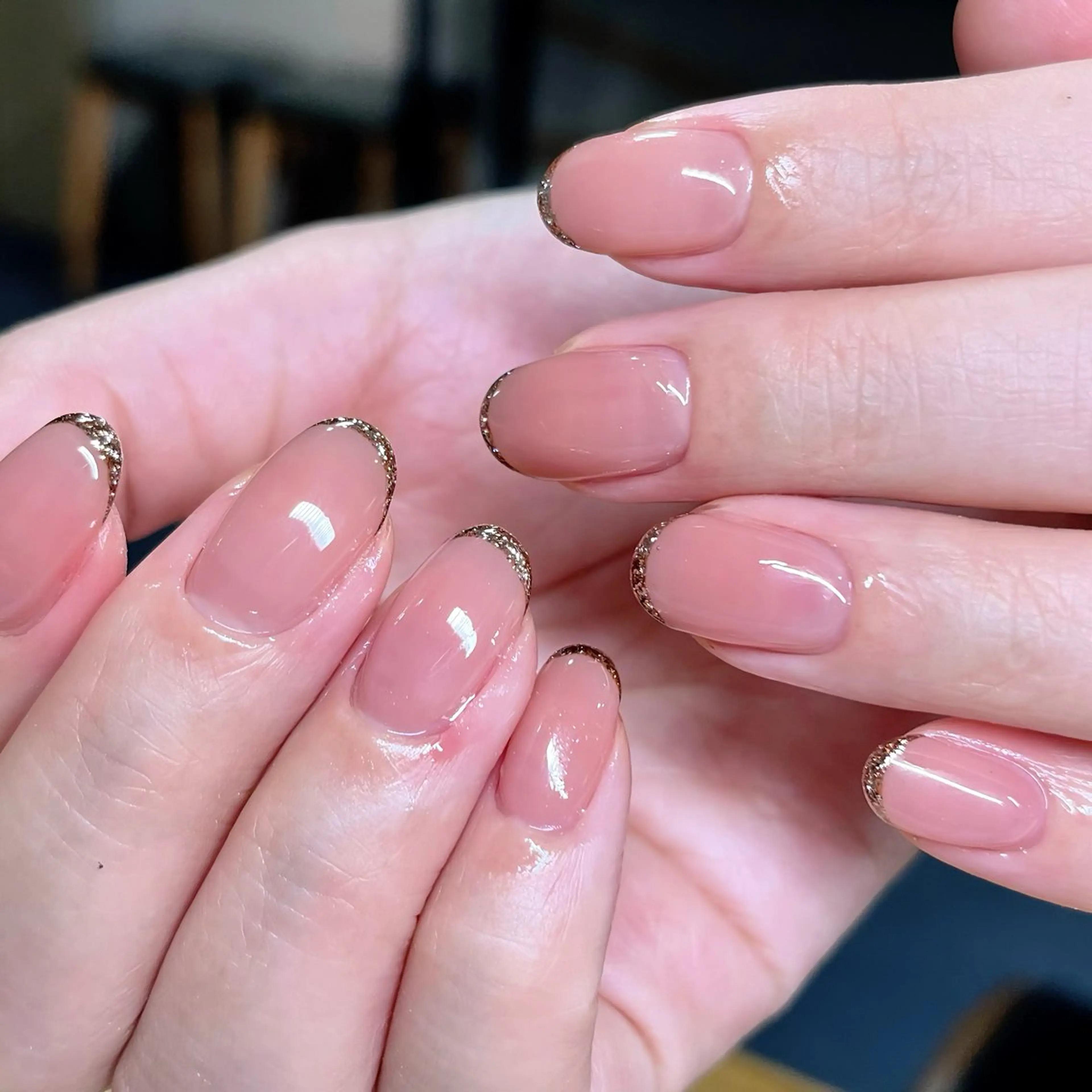 ネイル ドット 長さ出し ジェルネイル ミラーネイル ワンホンネイル ハンドネイル 🫧OPELIA NAIL渋谷🫧のネイルデザイン