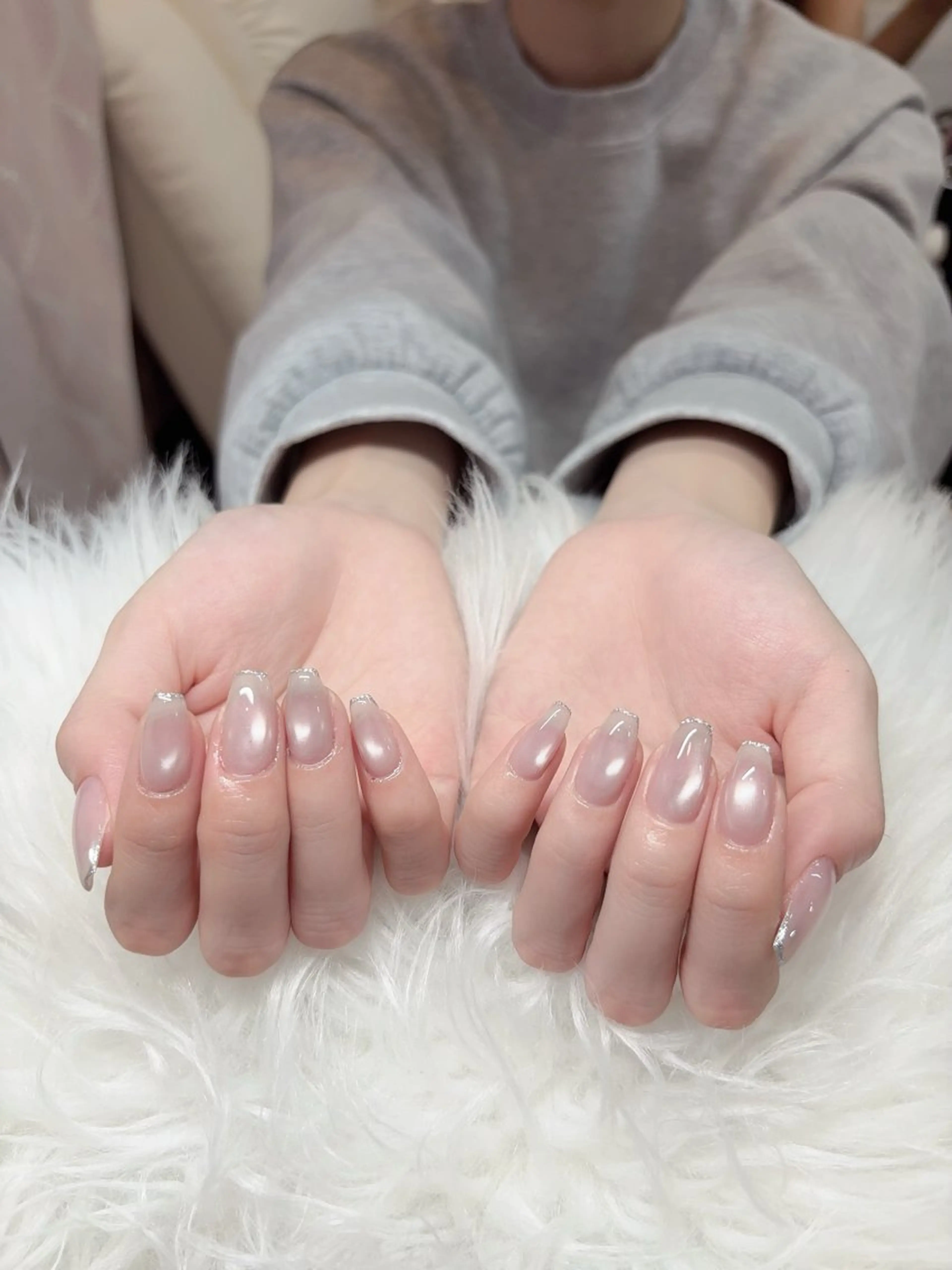 ネイル ボルドー ブラウン チークネイル ドット フットネイル yurinail所属・yuri nail 高田馬場のネイルデザイン