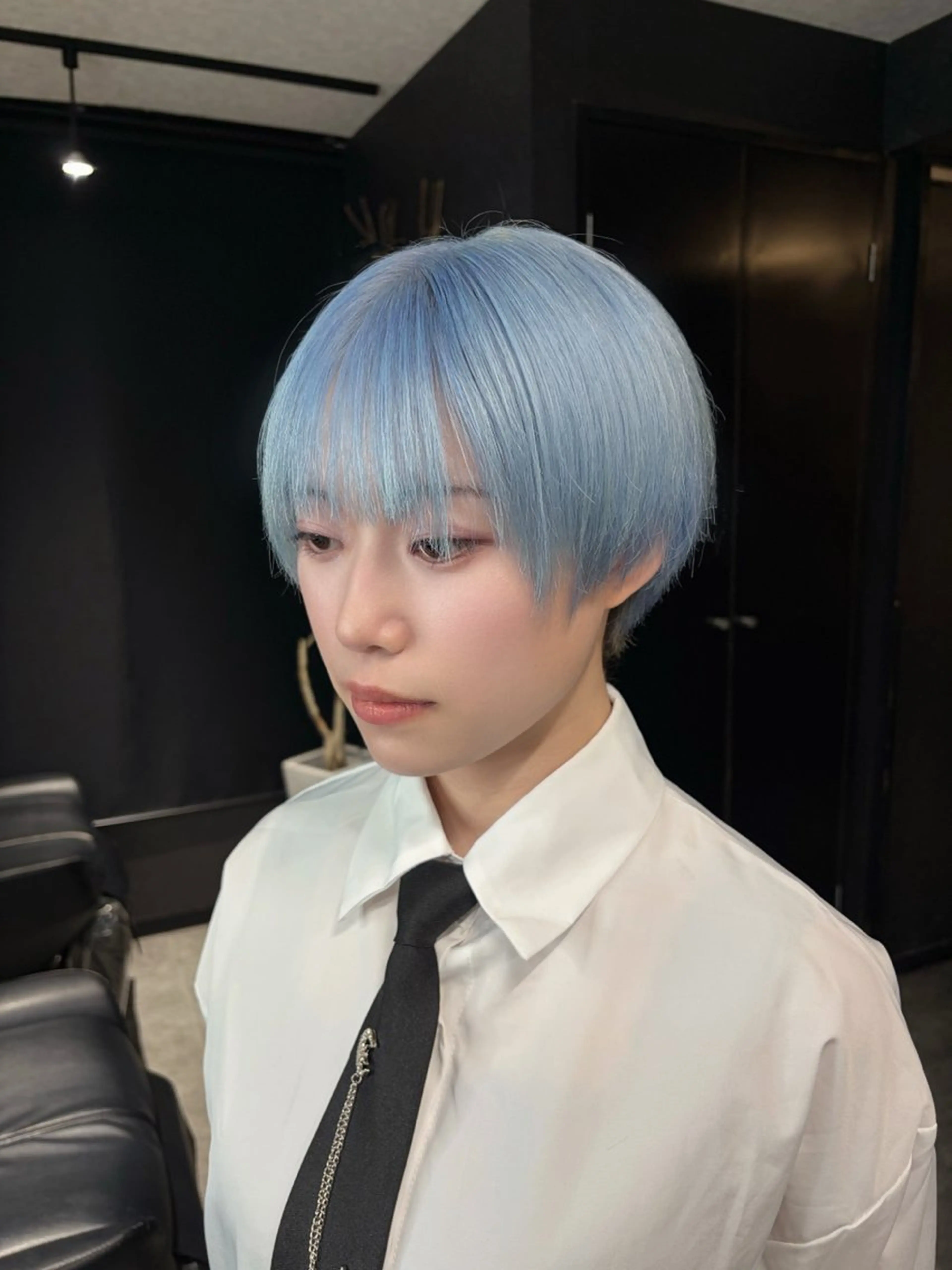 ショート ヘアカラー トリートメント ハイトーン/エクステ 🫧HANSONのヘアスタイル