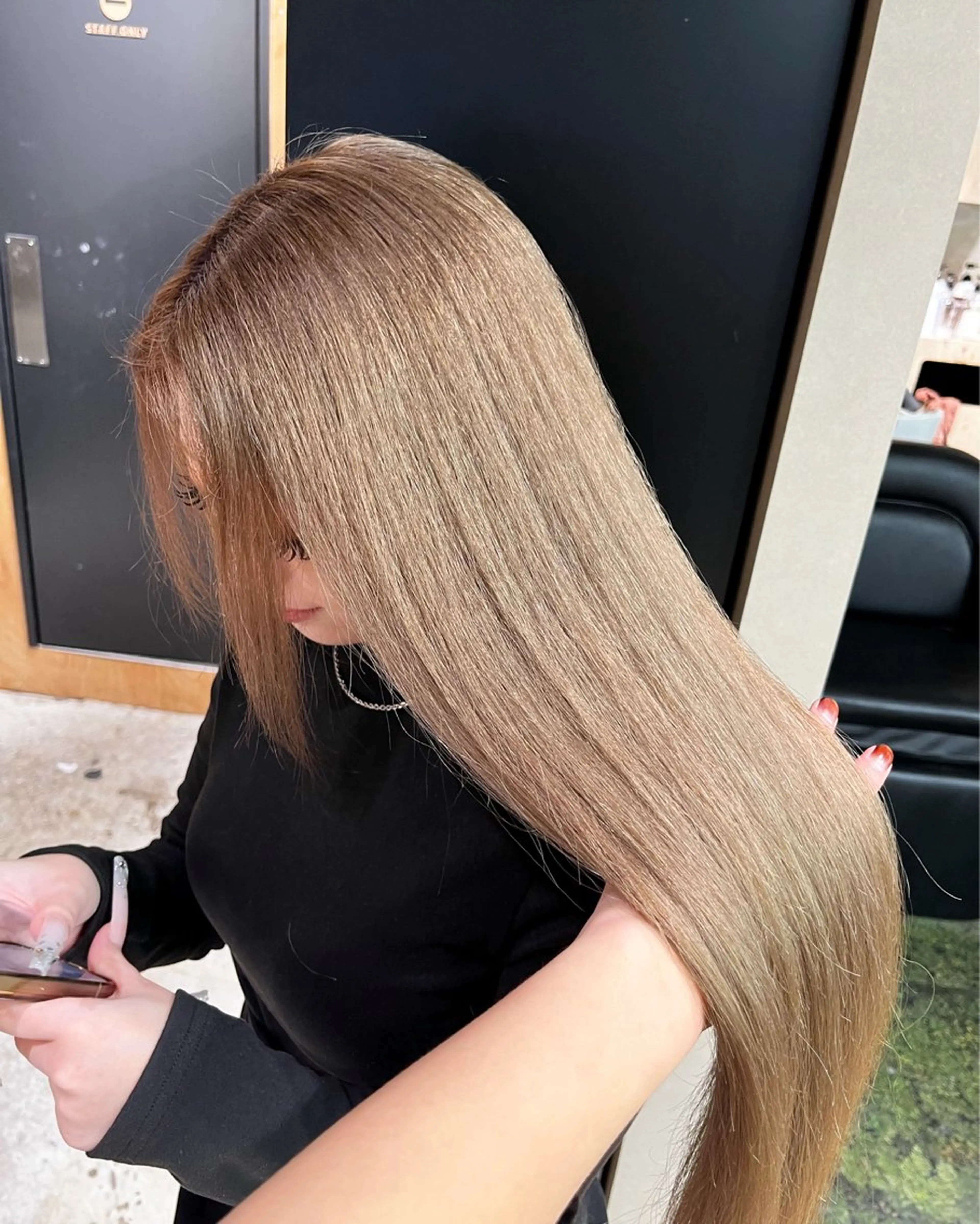 セミロング カット ヘアカラー トリートメント 🏅EIGHT難波/ 【店長】タモツのヘアスタイル