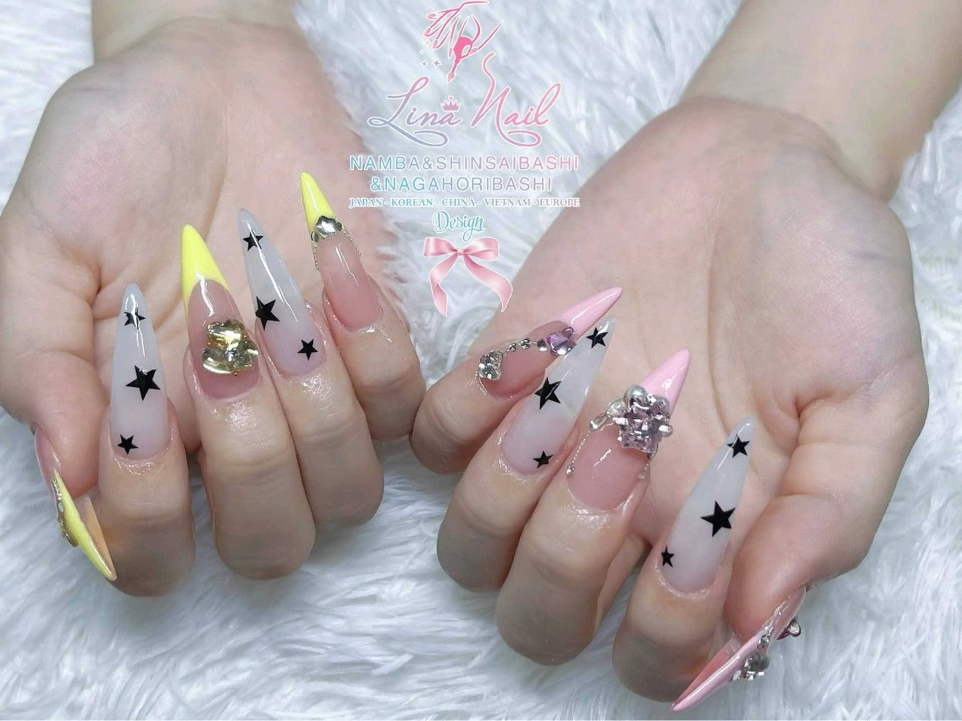 ネイル フットネイル ジェルネイル 持ち込み ネイルチップ ハンドネイル リナネイル 長堀橋店／東心斎橋店のネイルデザイン