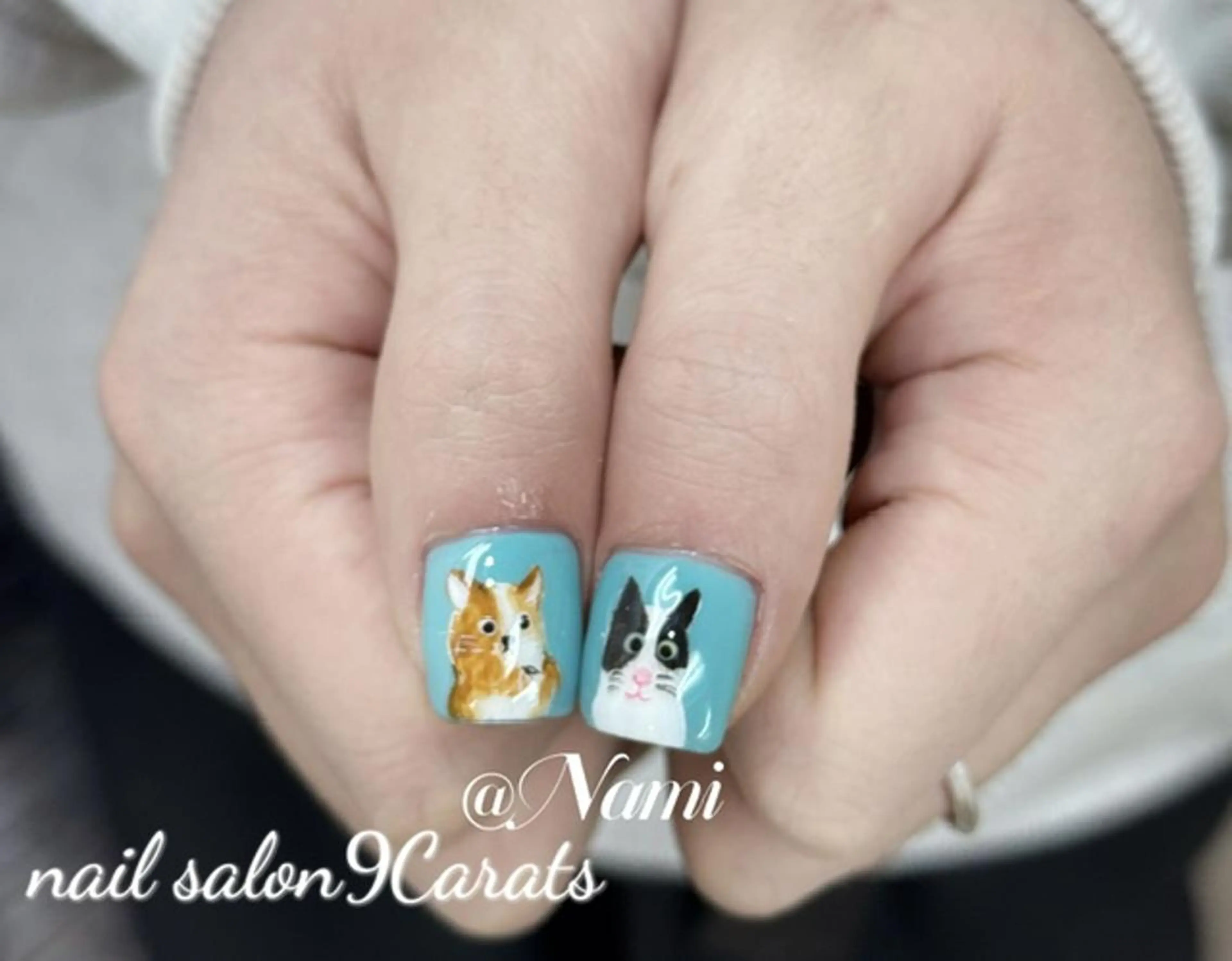 ネイル アートネイル メンズネイル 持ち込み ハンドネイル ネイルサロン 9Carats神田のネイルデザイン