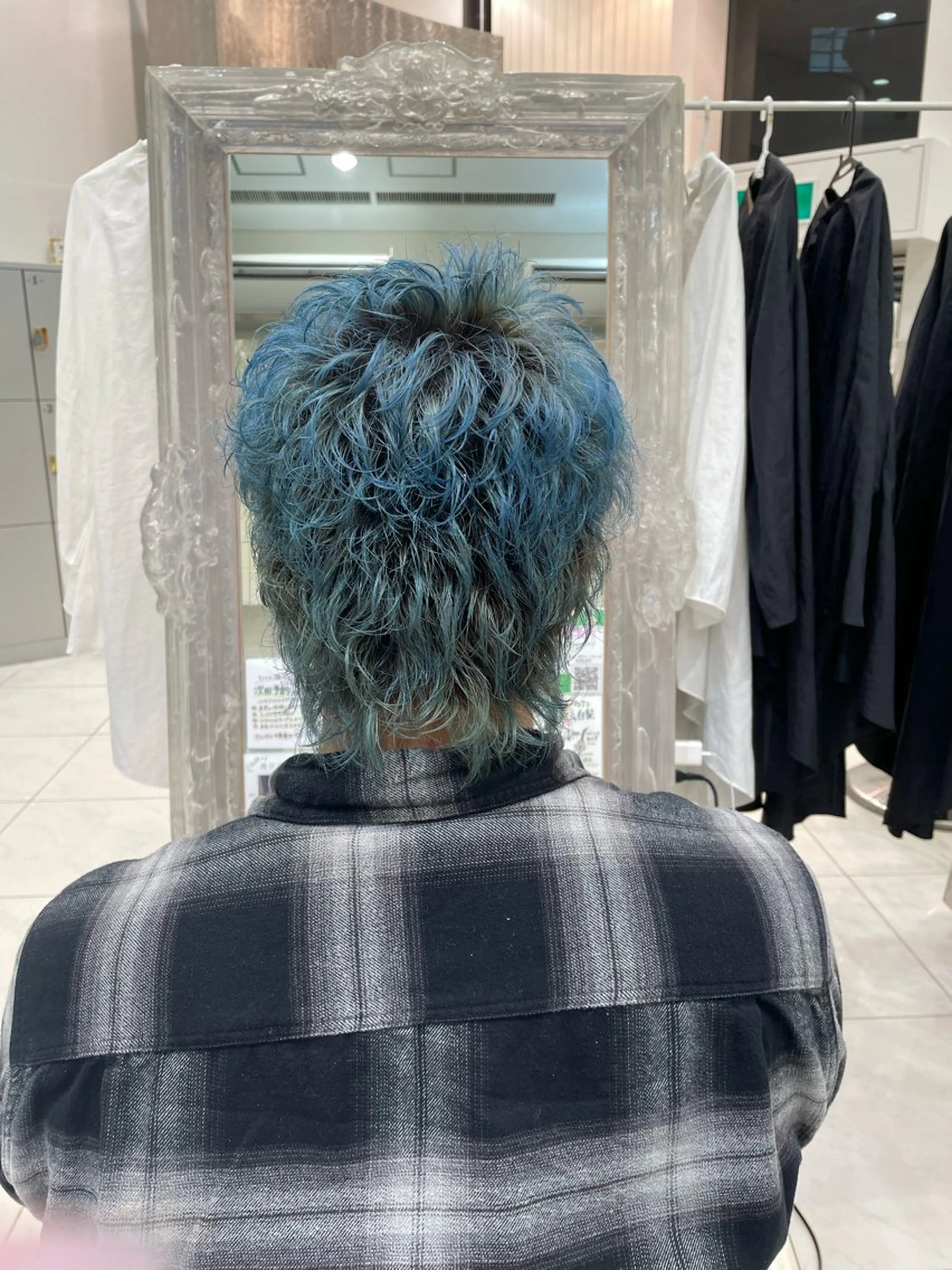 ショート パーマ メンズ カット パーマ トリートメント メンズパーマ特化 真栄平有希のヘアスタイル