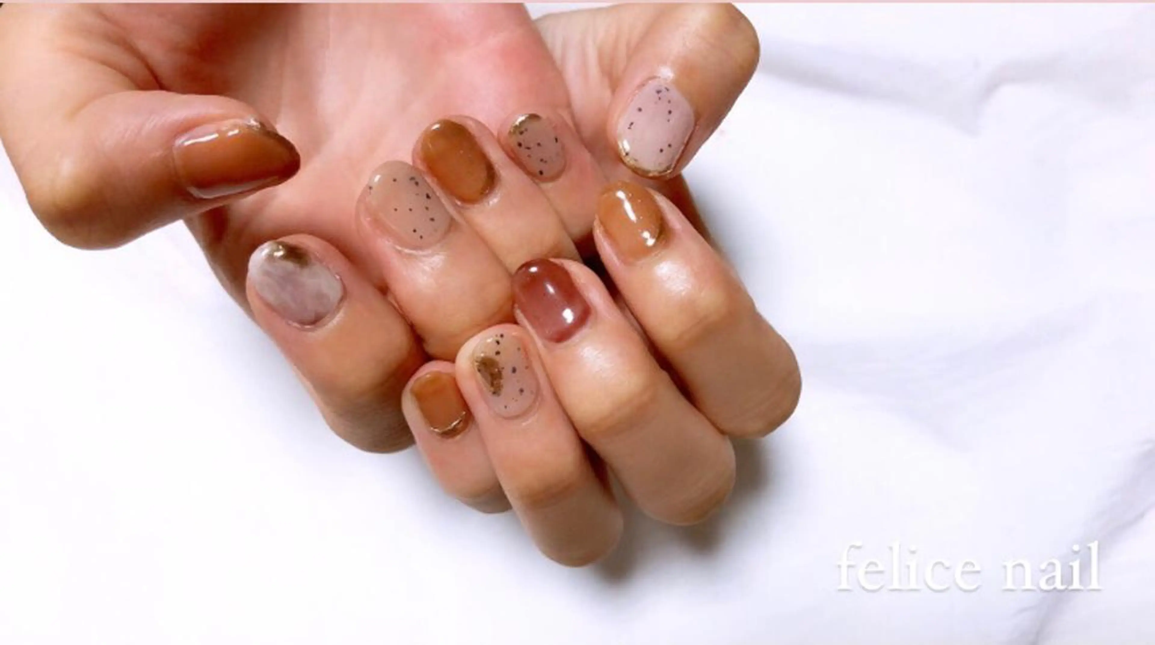 ネイル ニュアンスネイル ハンドネイル felice nailのネイルデザイン