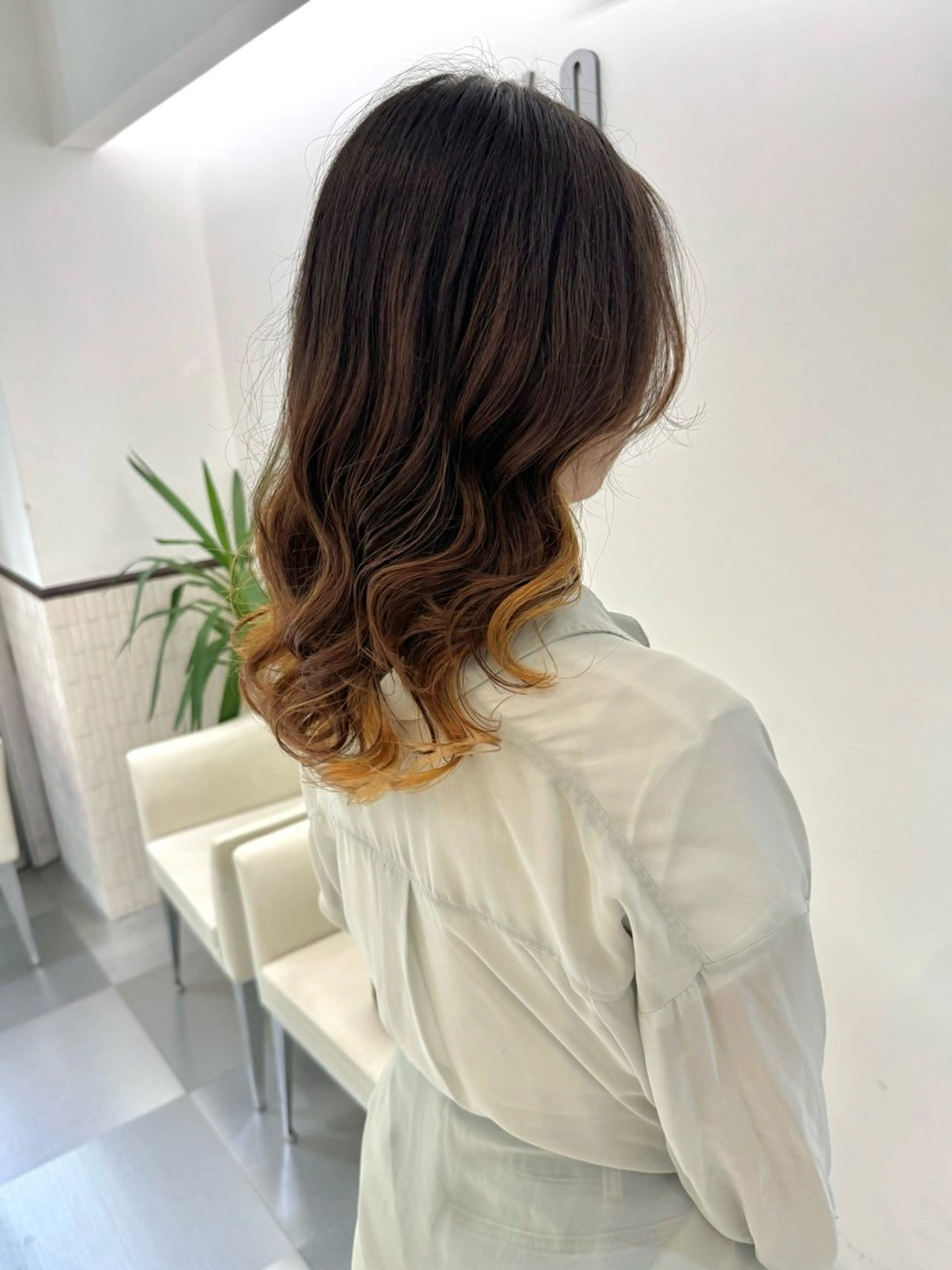 ミディアム パーマ ミディアムパーマ カット パーマ トリートメント ZENKO表参道店所属・デジタルパーマ 🌀ボブ　萩原　龍のヘアスタイル