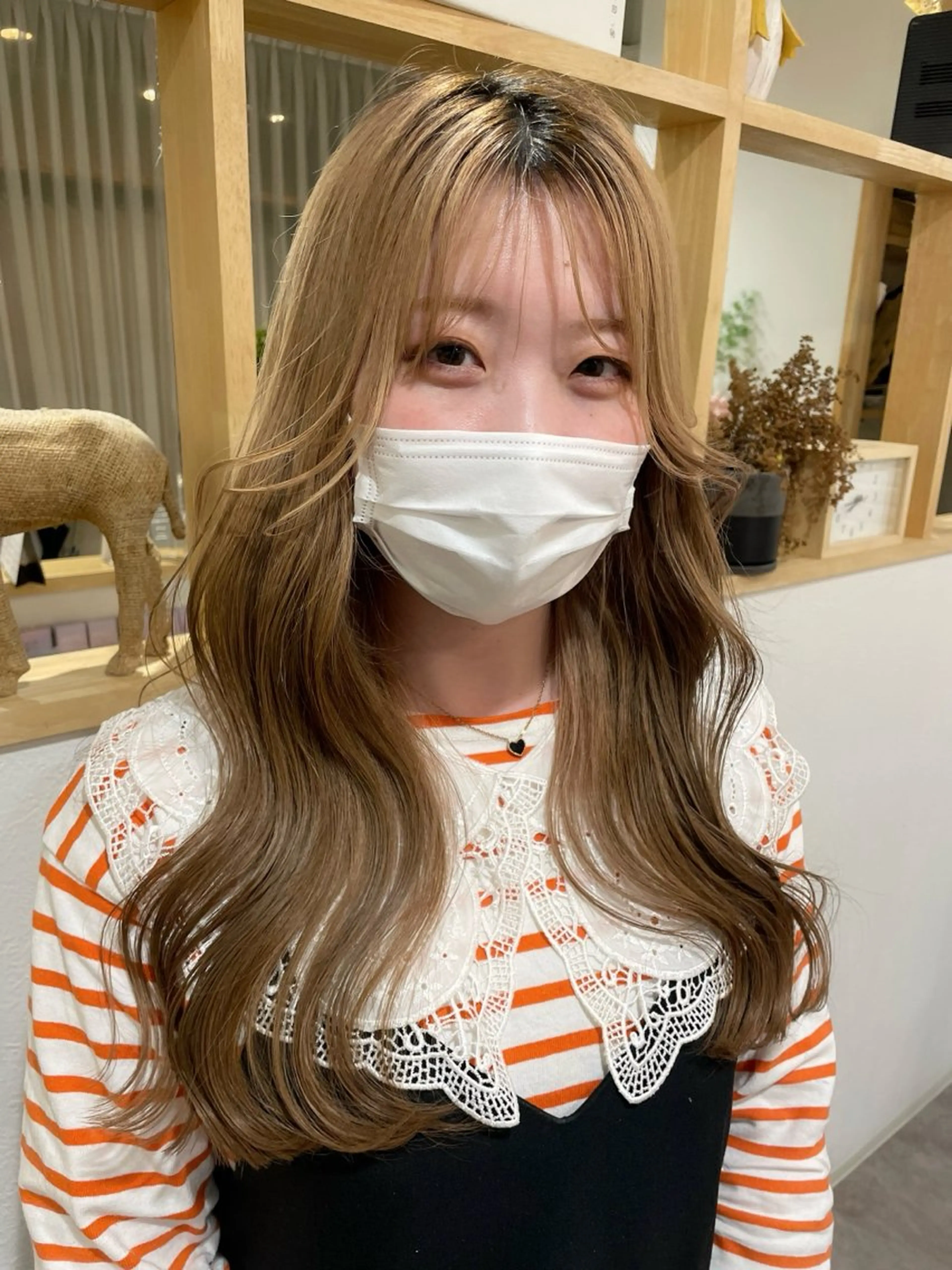 ロング カラー ヘアアレンジ belta.🌱 安藝夏花🌻のヘアスタイル