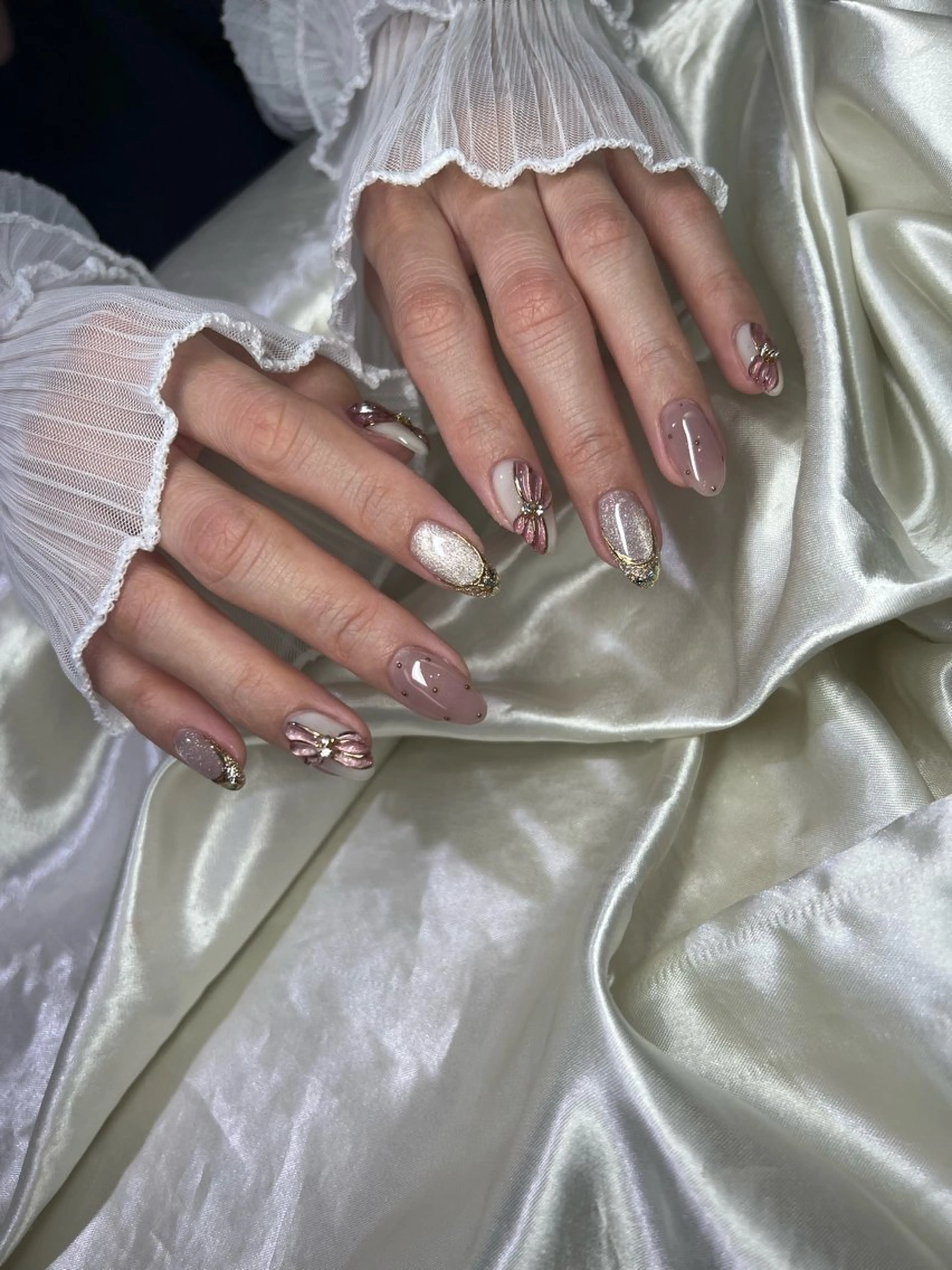 ネイル 持ち込み ニュアンスネイル ハンドネイル ハンドケア Charme. NOBUKOのネイルデザイン