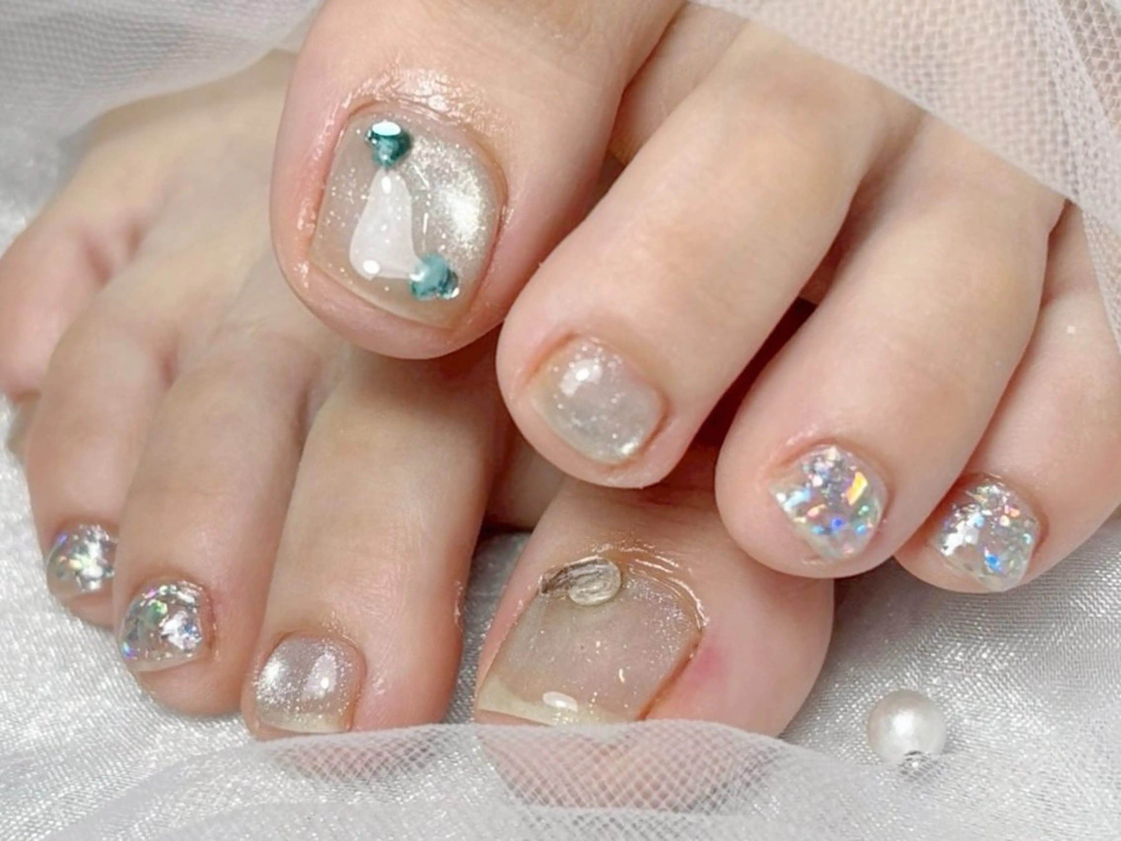 ネイル フットネイル Mia nail 【⠀ミアネイル 】のネイルデザイン