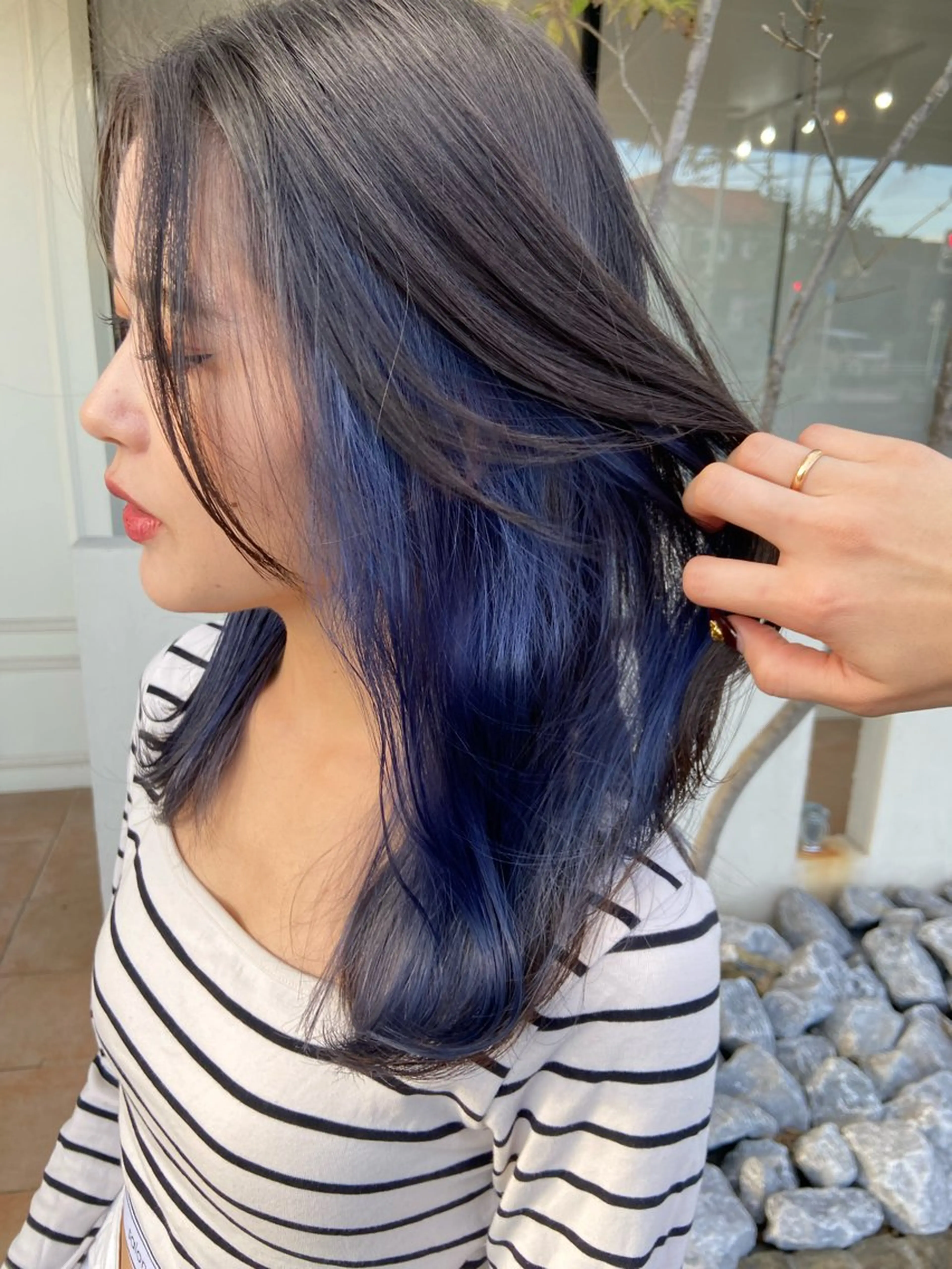 カラー 🍎韓国カラー licoris寛菜のヘアスタイル