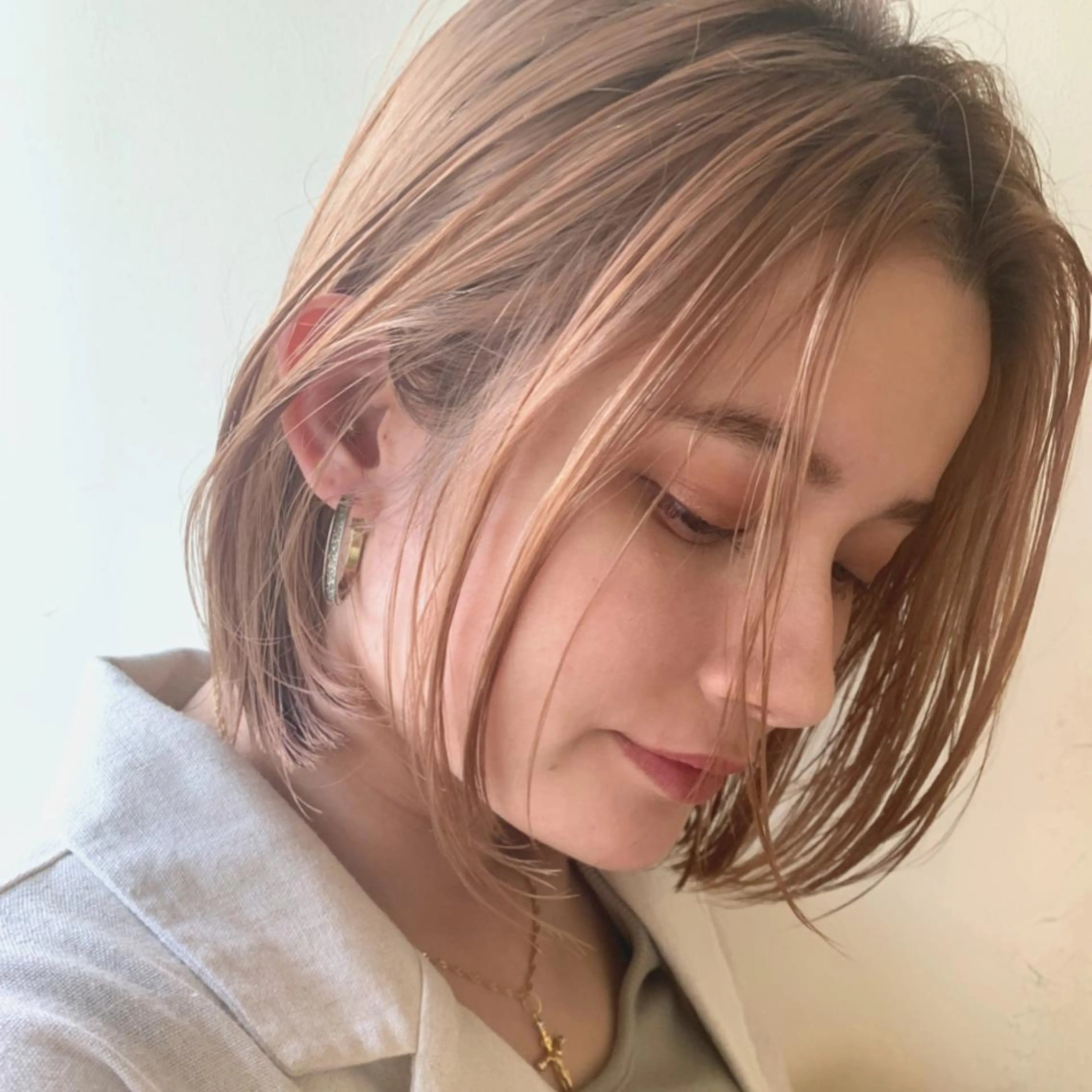 ショート カラー カット ヘアカラー トリートメント ぱつっとボブ/ 小野あかねのその他イメージ