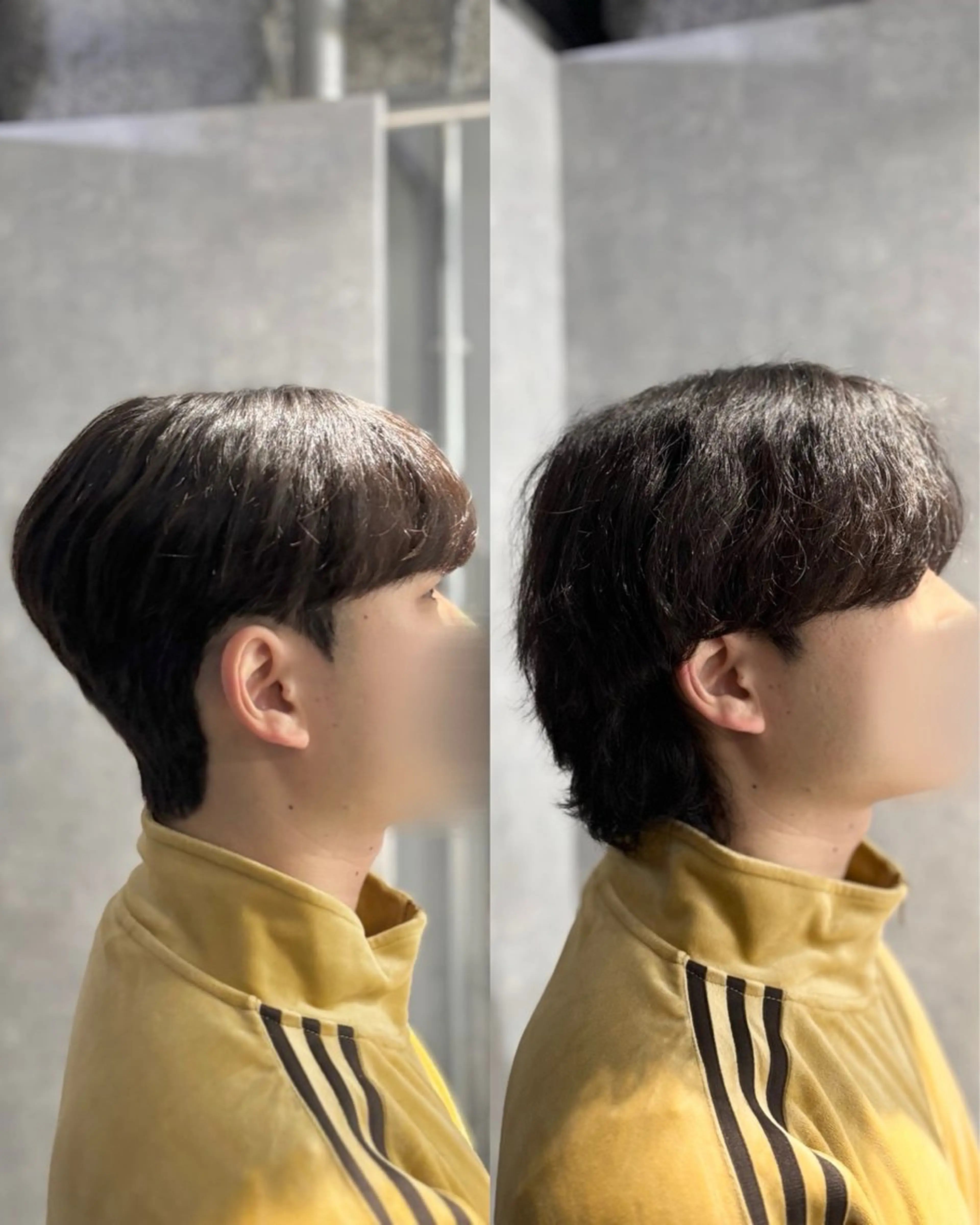 ショート パーマ メンズ 韓国メンズヘア/ ダウンパーマ/歩夢のヘアスタイル