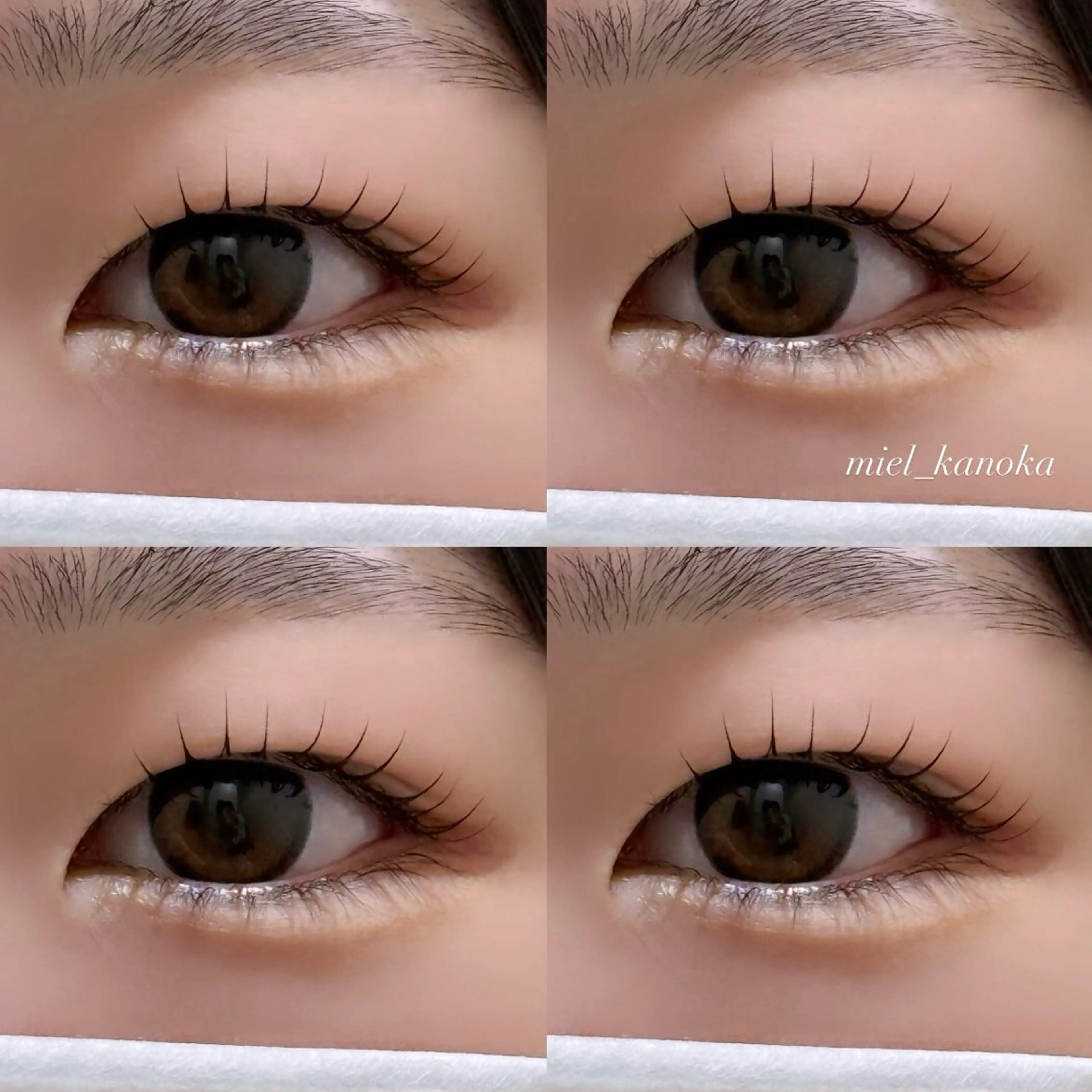 マツエク・マツパ ミエル仙台東口駅前店所属・miel カノカのマツエク・マツパデザイン