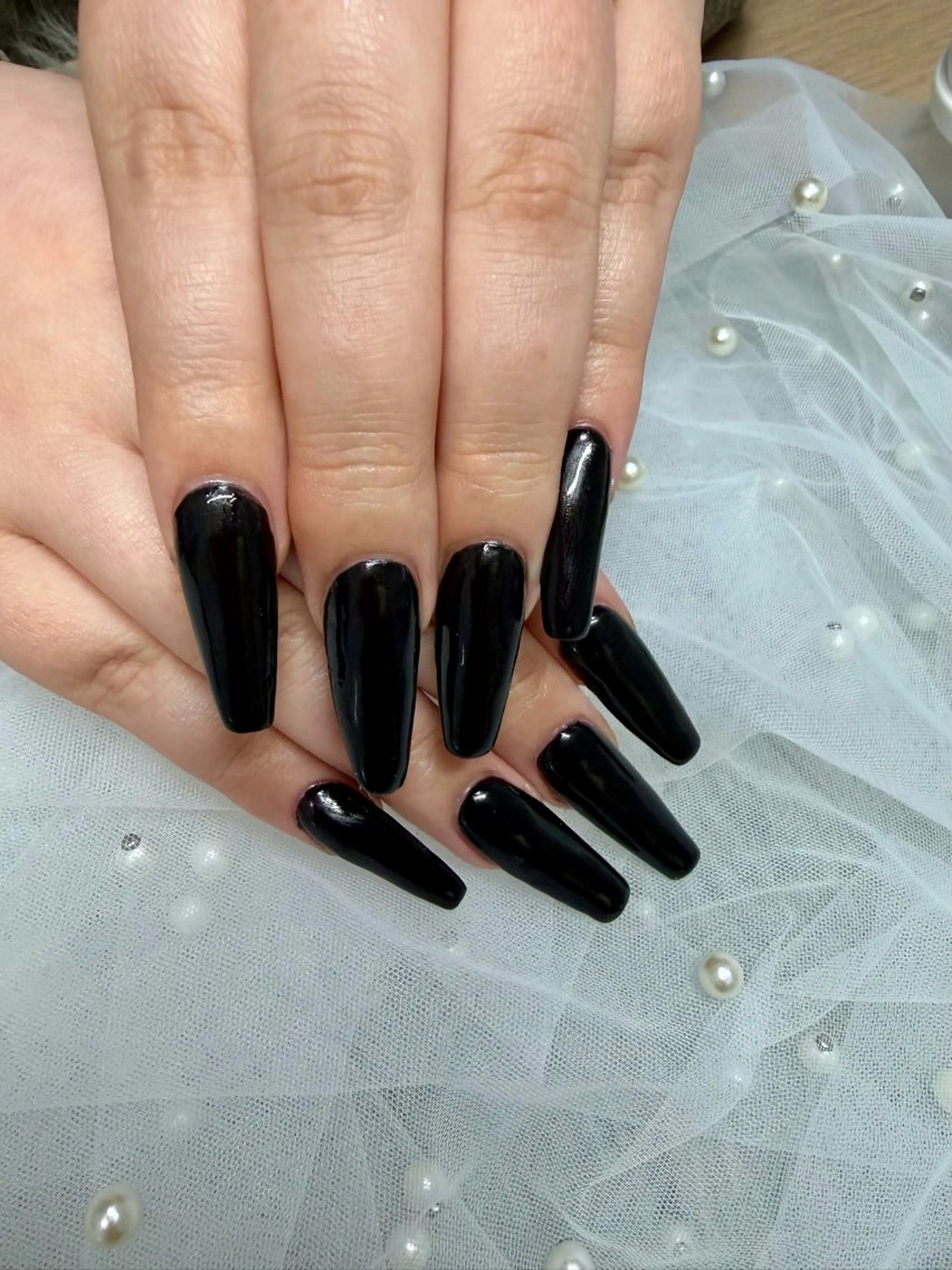 ネイル ワンカラーネイル スカルプネイル NailSalon EXVIAのネイルデザイン