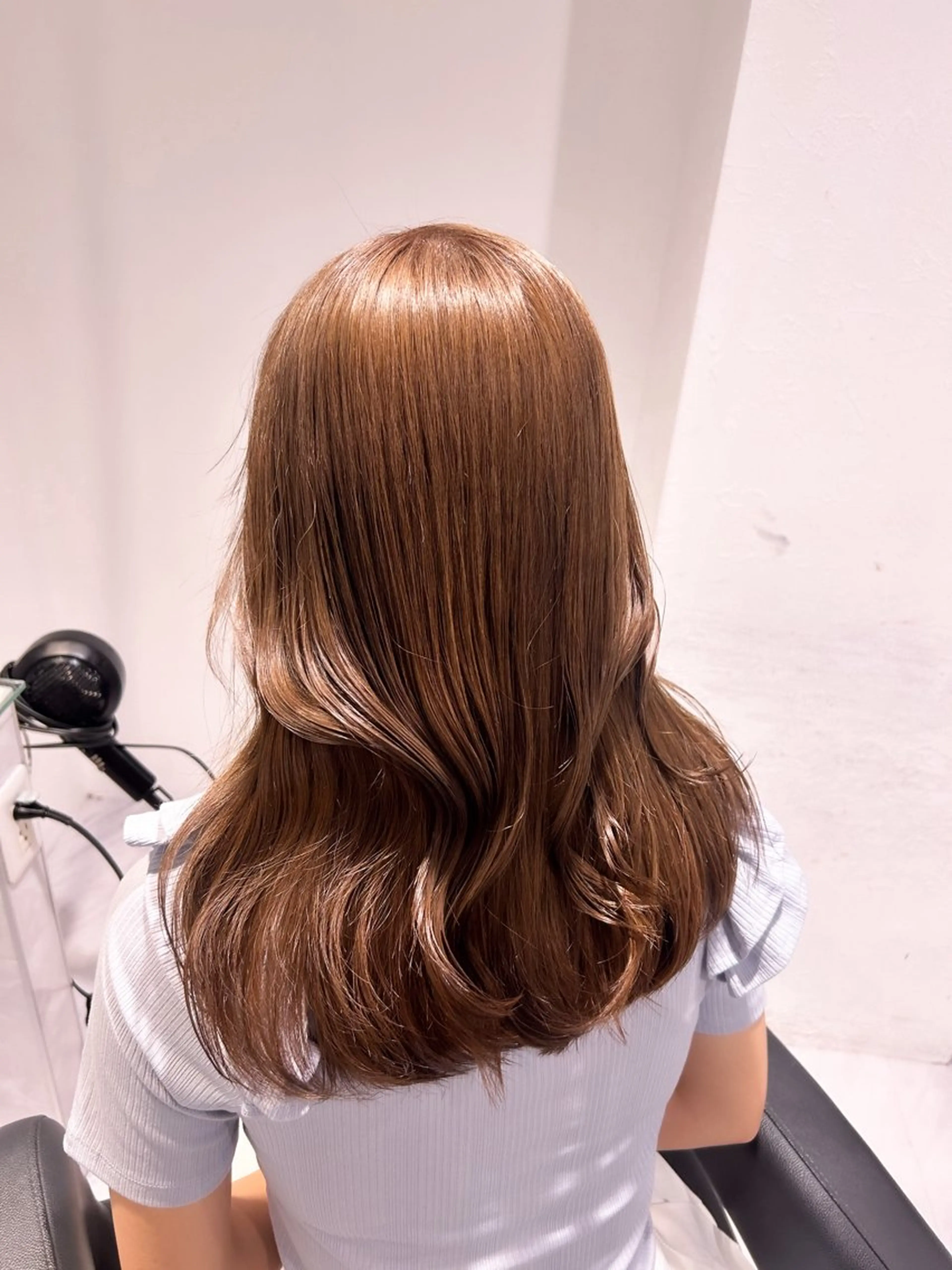 ロング カラー カット ヘアカラー トリートメント 表参道/透明感カラー /暗髪/ジュキヤのヘアスタイル