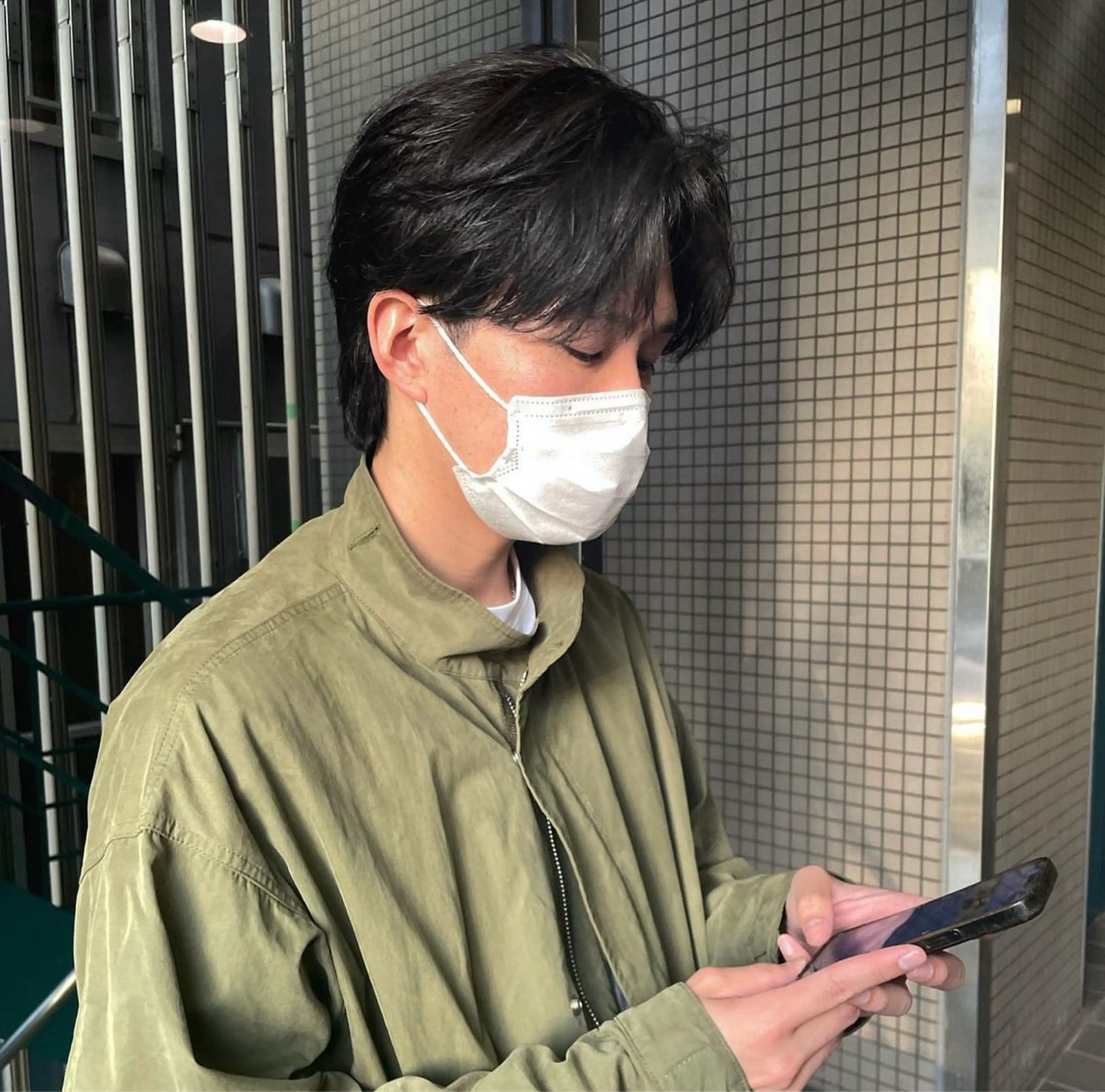 メンズ mana/髪質改善/ ヘアセット/パーマのヘアスタイル