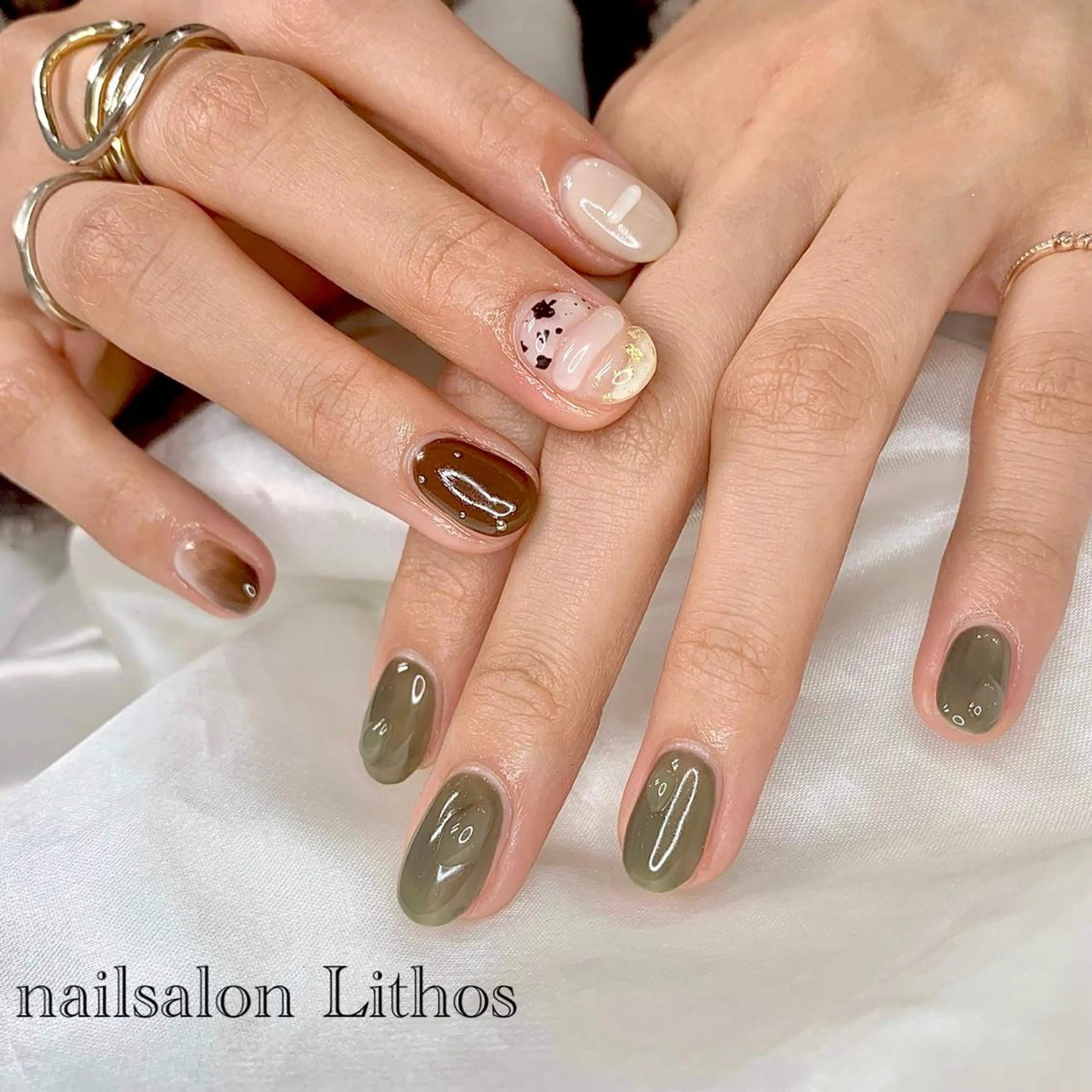 ネイル ハンドネイル nailsalon Lithos所属・nailsalon Recontreのネイルデザイン