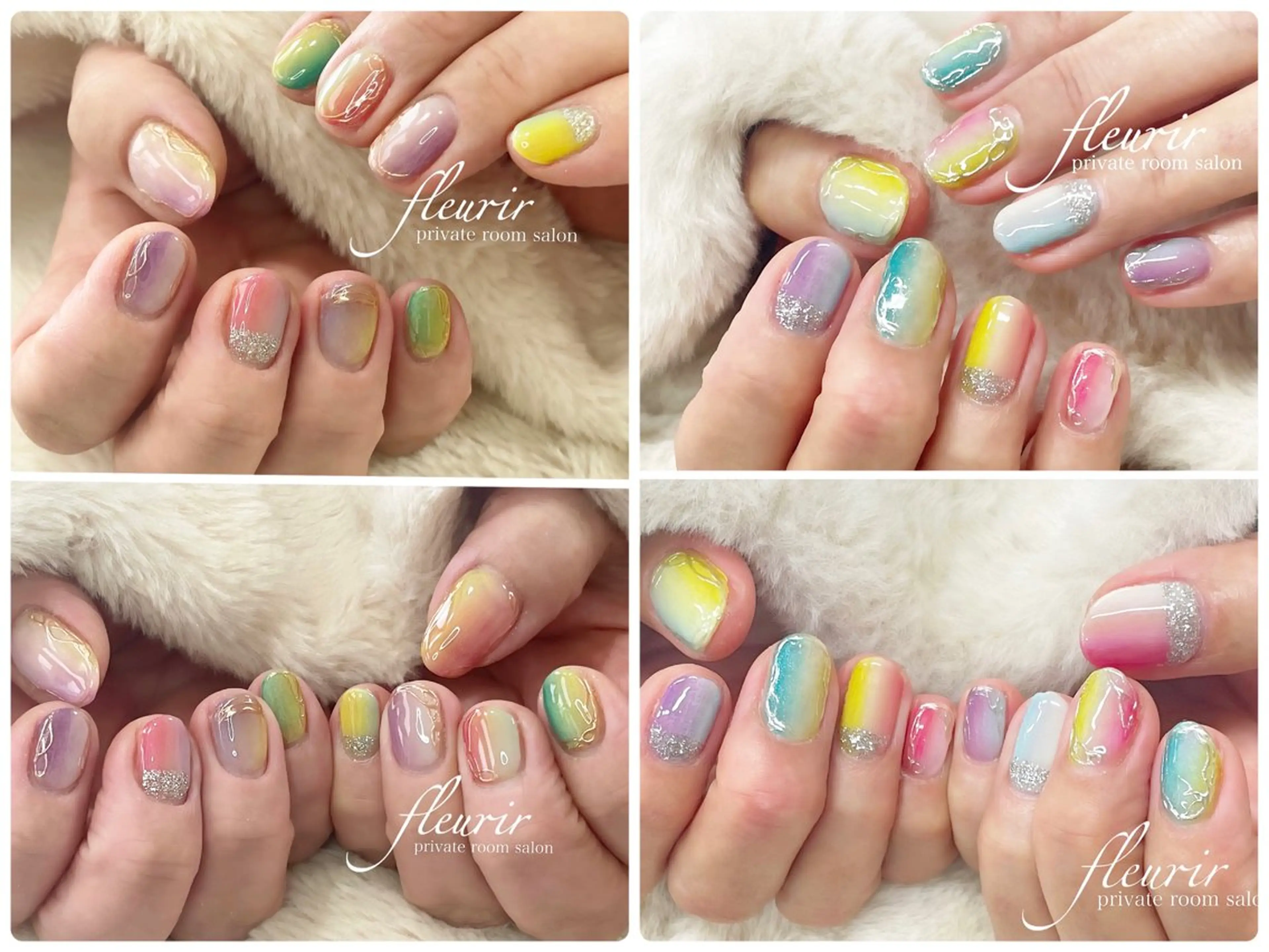 ネイル フルリール 【プライベートサロンのネイルデザイン