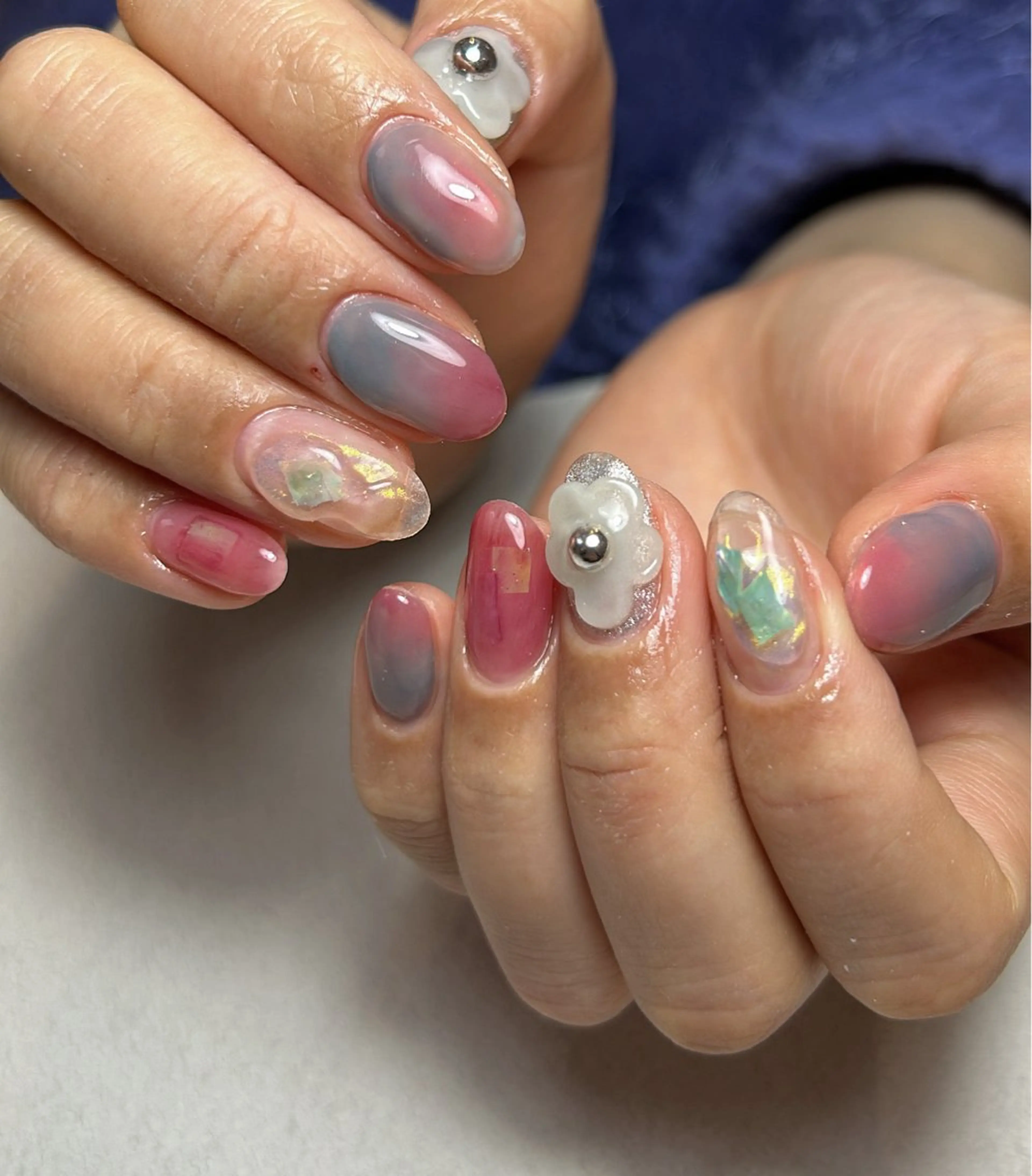 ネイル ニュアンスネイル ハンドネイル sii.nail所属・sii.nail uraraのネイルデザイン