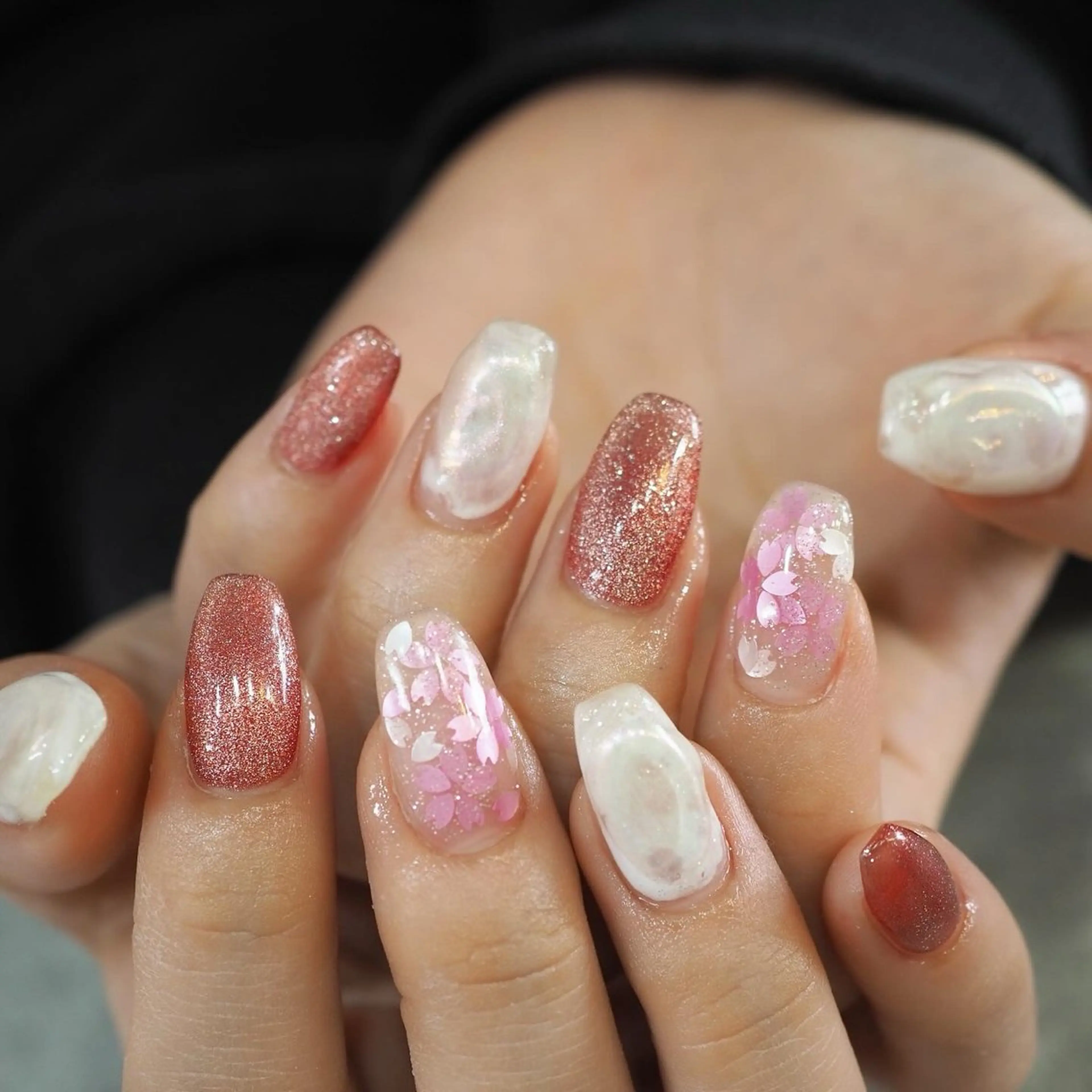 ネイル アートネイル チークネイル フラッシュネイル フットネイル フレンチネイル glaNje shioriのネイルデザイン