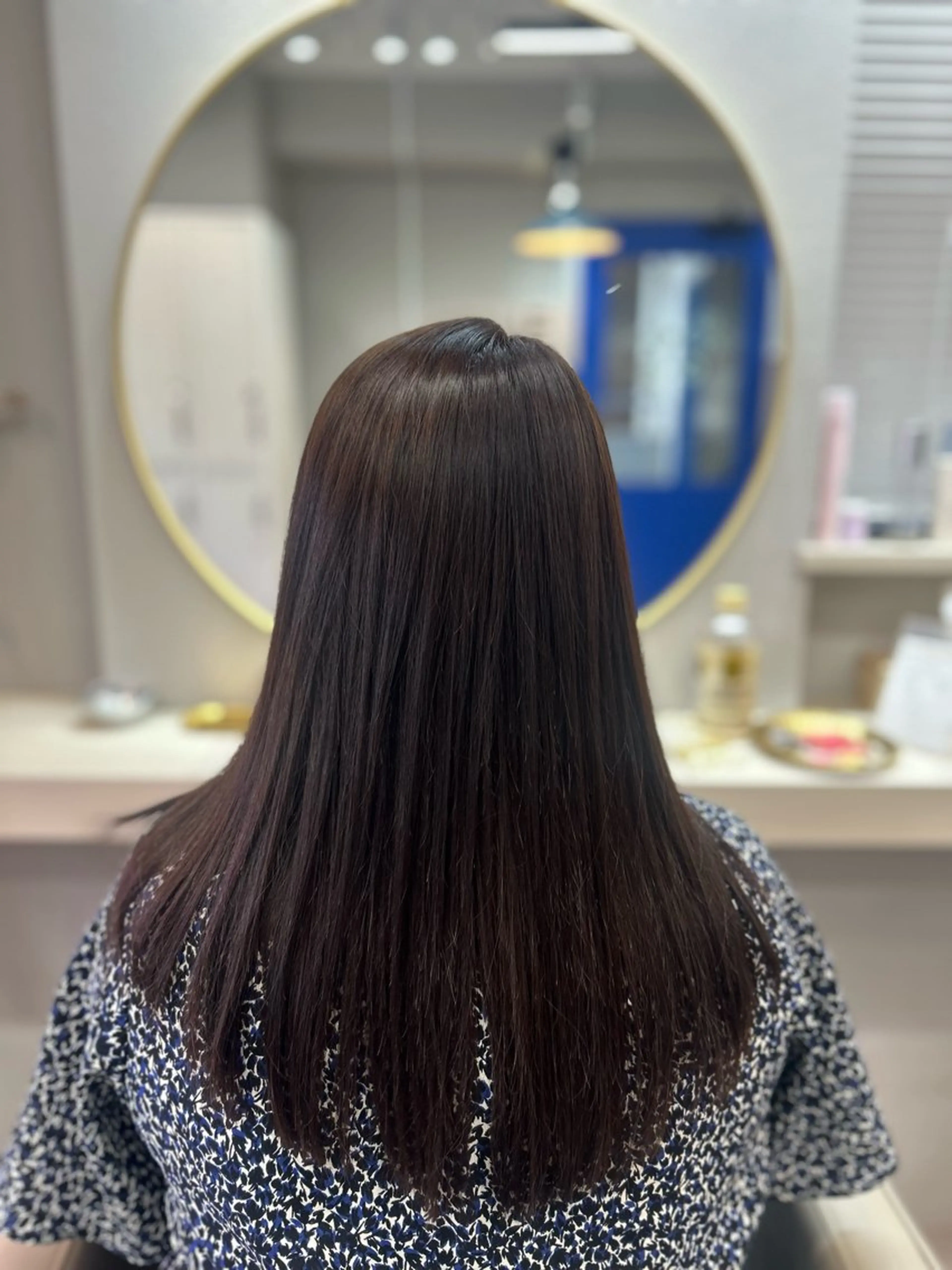 セミロング カット ヘアカラー 池田 太一のヘアスタイル