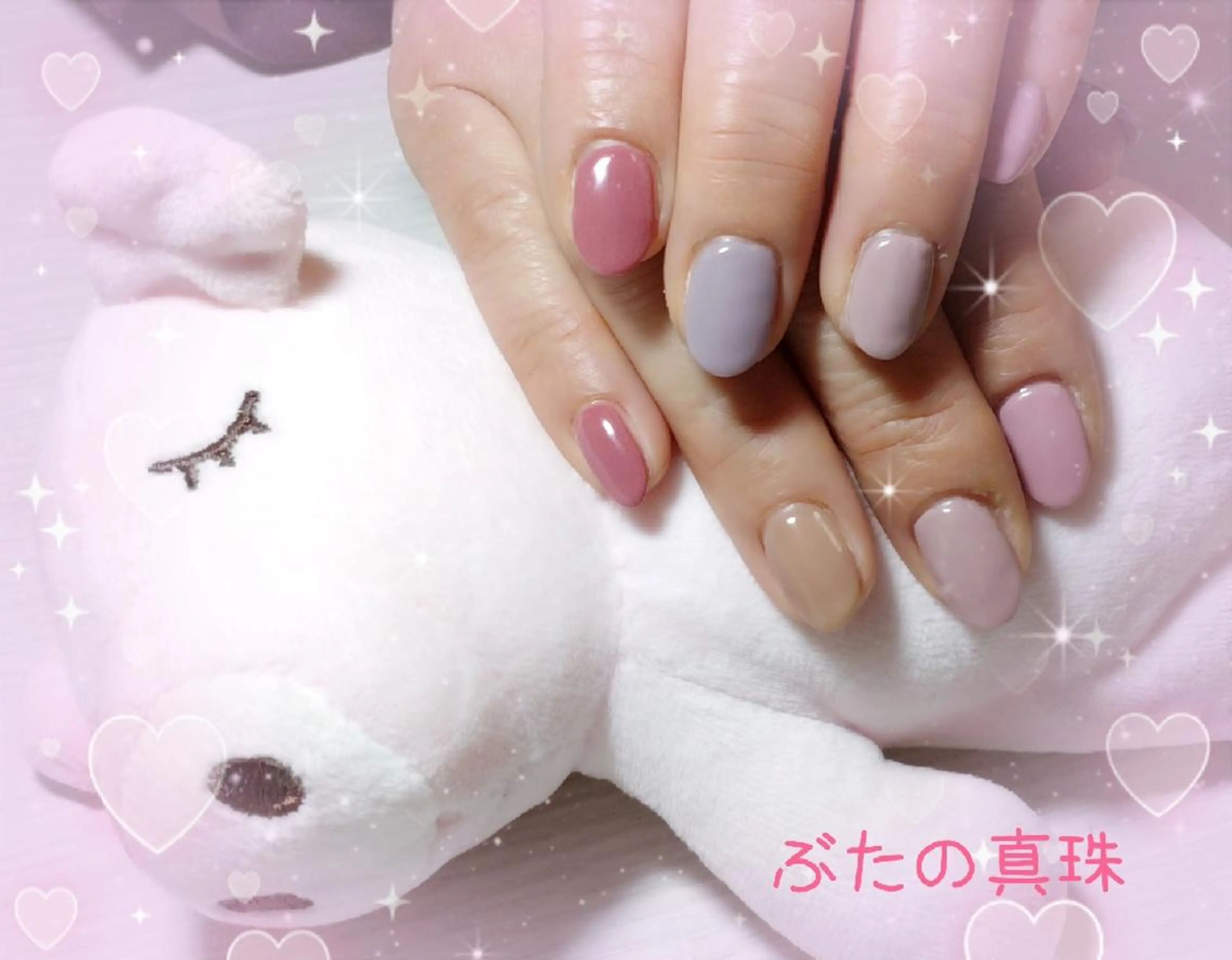 ネイル ハンドネイル 林 珠里のネイルデザイン