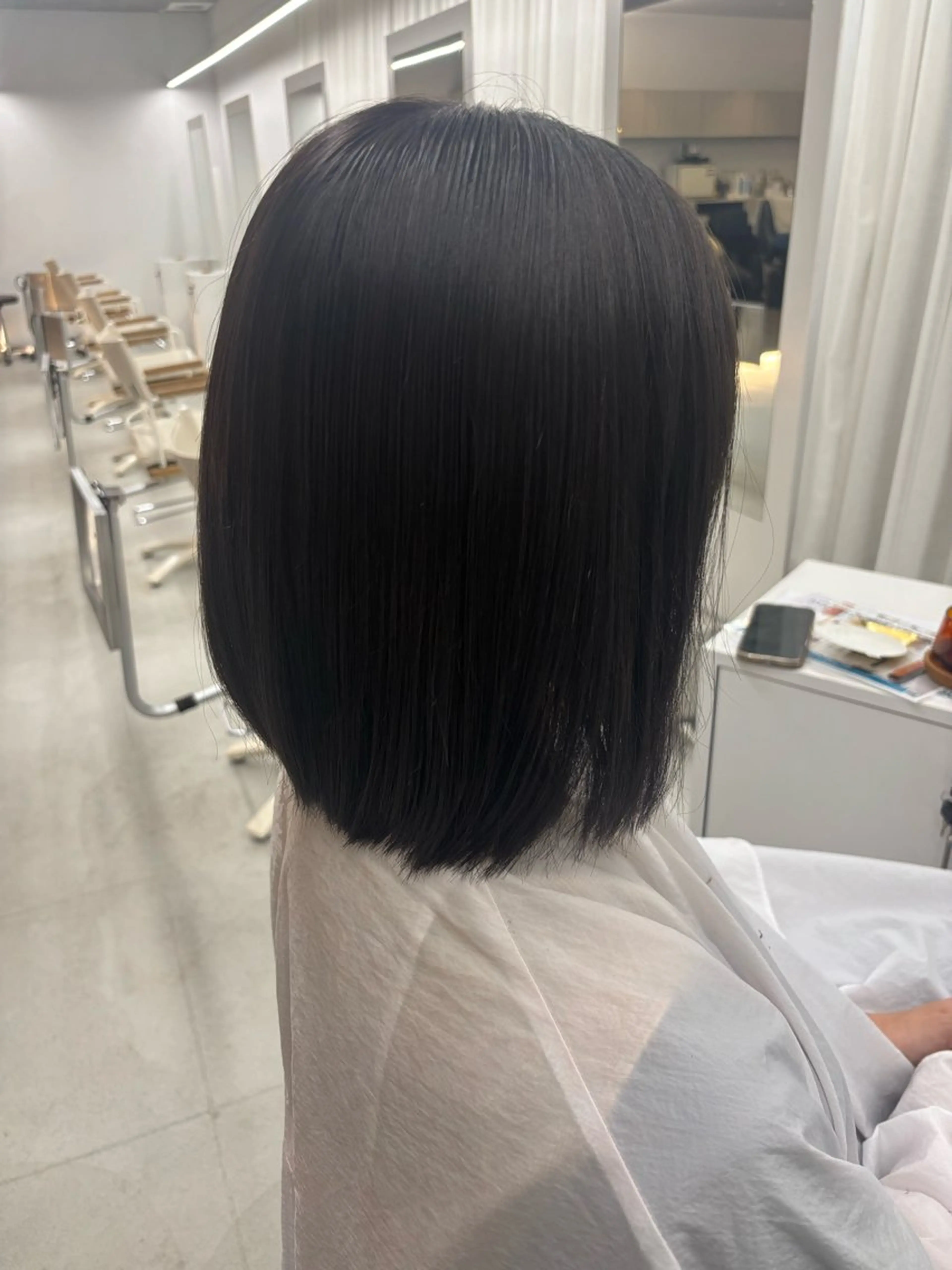 カラー グレージュ オリーブグレージュ オリーブグレー 艶髪/ハイトーン/ 透明感/maayaのヘアスタイル