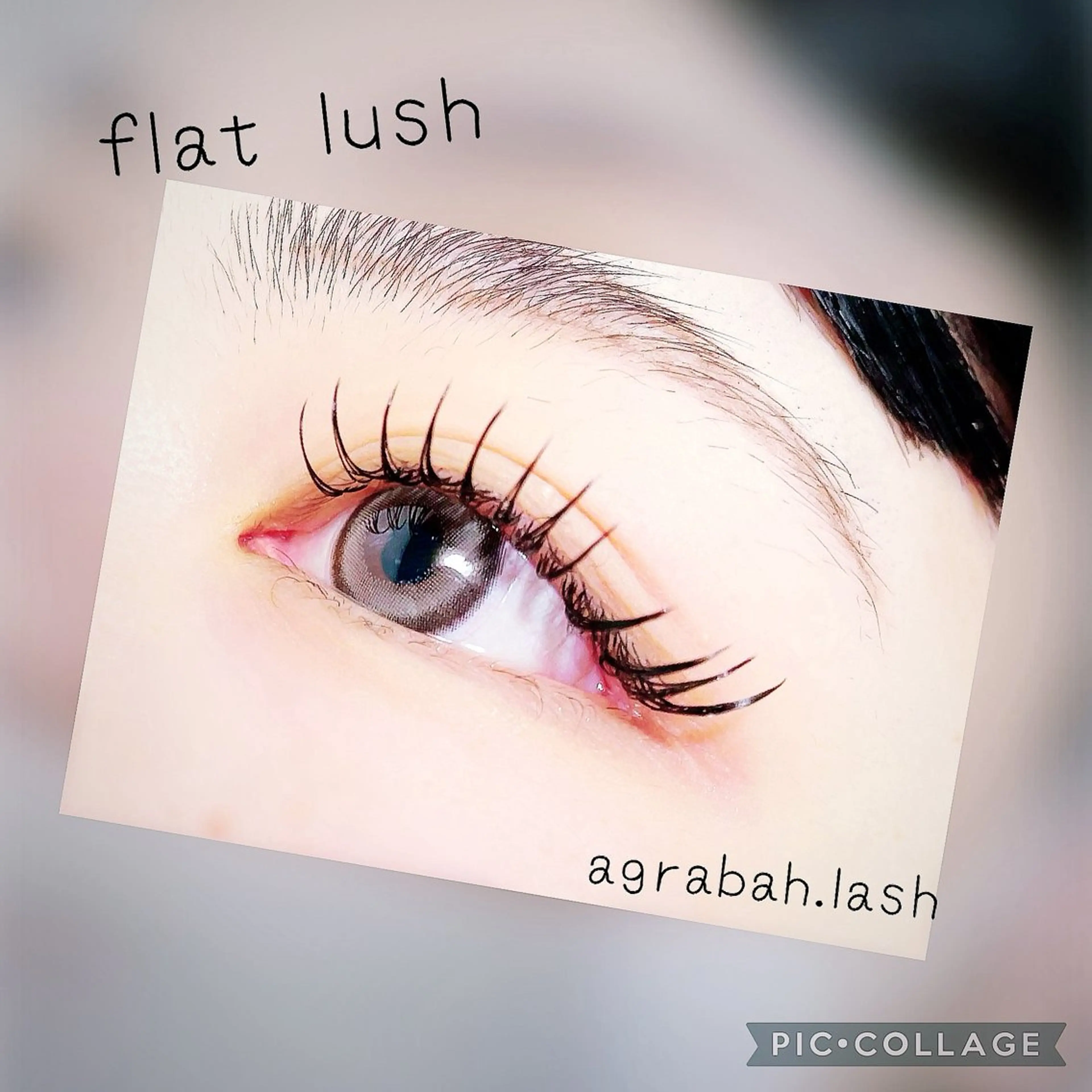 マツエク・マツパ 束感まつ毛 フラットラッシュ マツエク Agrabah*lash所属・松本 美菜子のマツエク・マツパデザイン