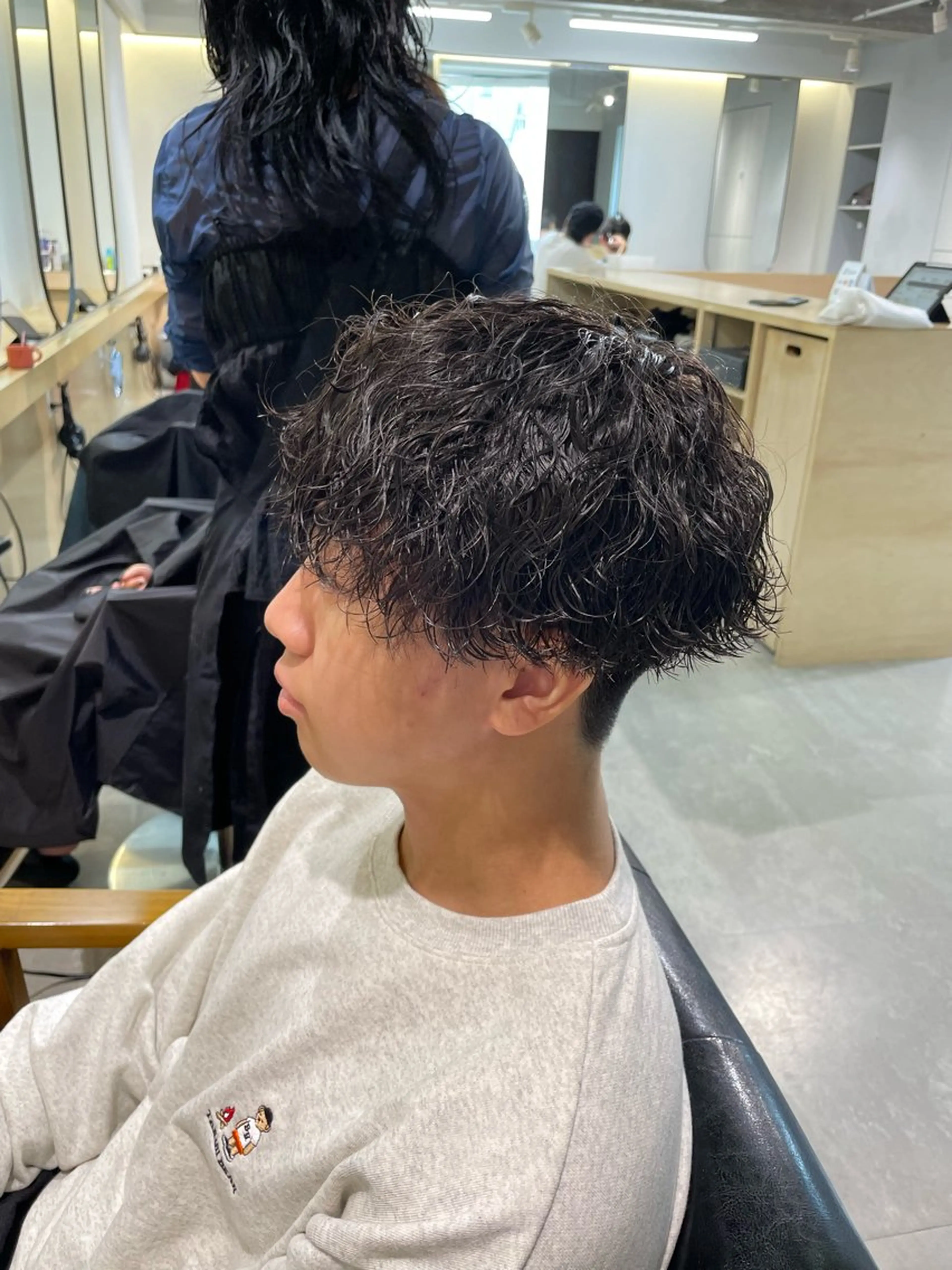 パーマ メンズ カット パーマ マエダ リョウのヘアスタイル