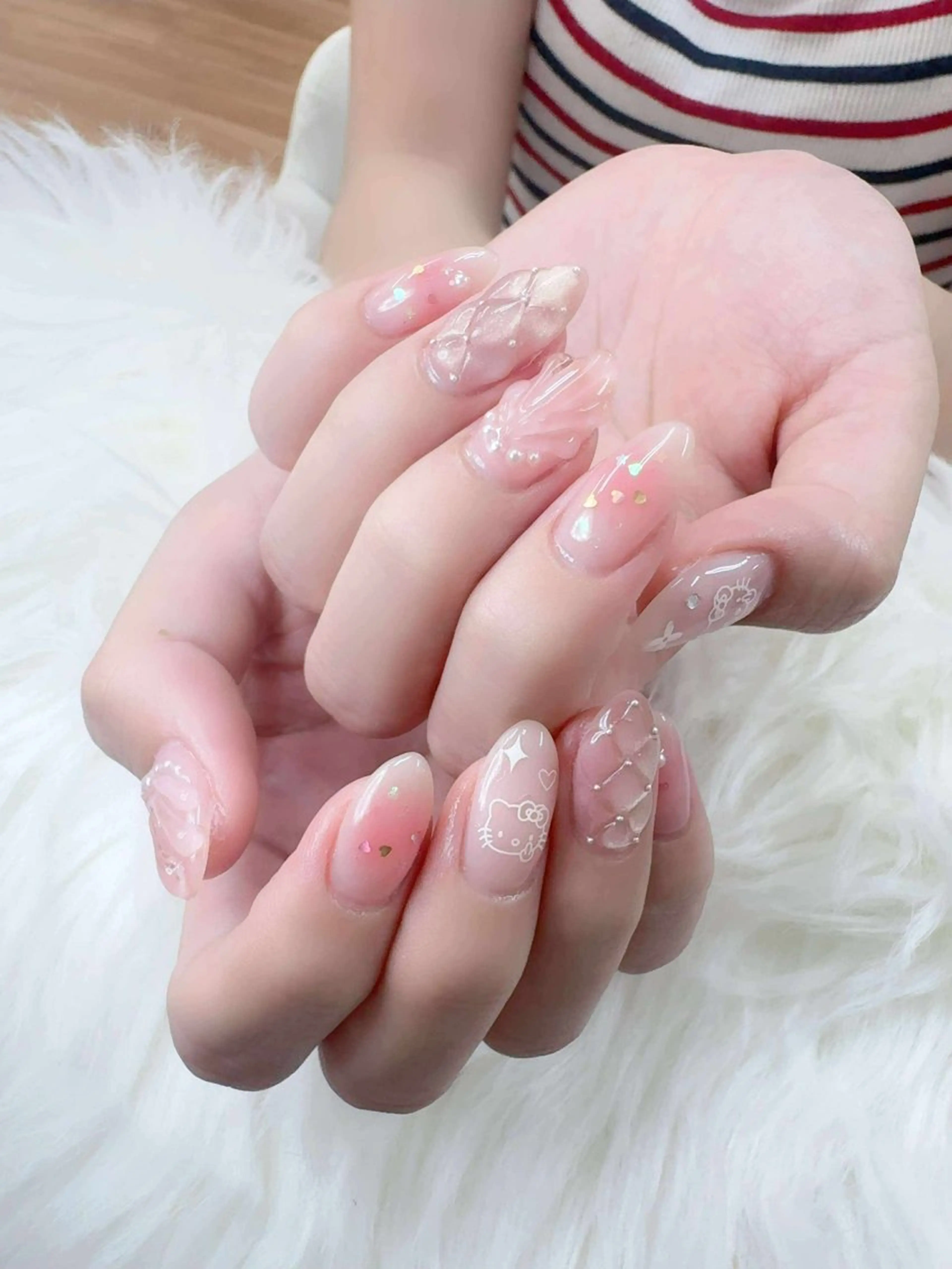 ネイル ハンドネイル ハンドケア Hara Nail 【パラジェル使用】のネイルデザイン
