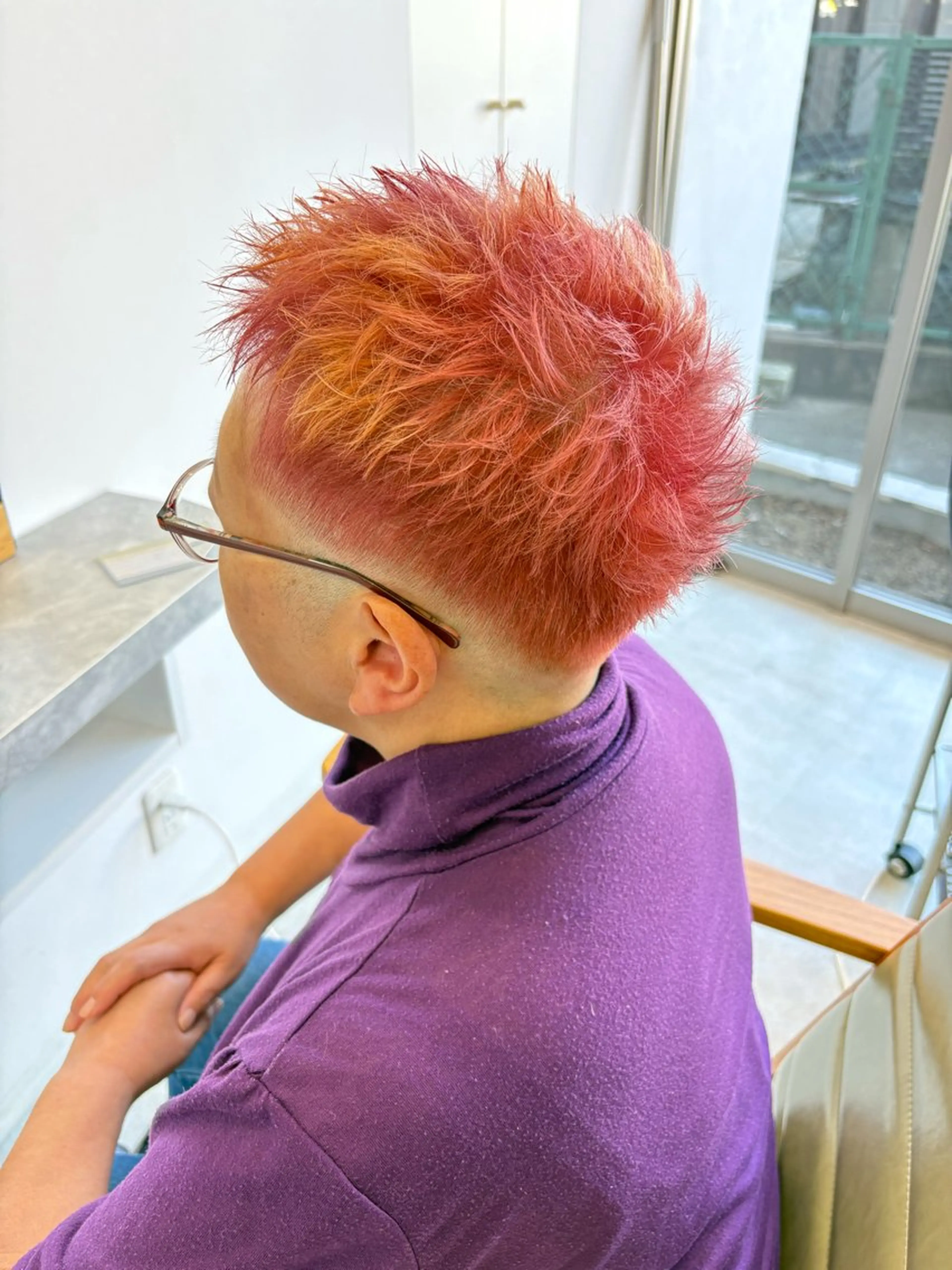 ショート カラー moiBlanc所属・moi blanc/ Aoyagiのヘアスタイル