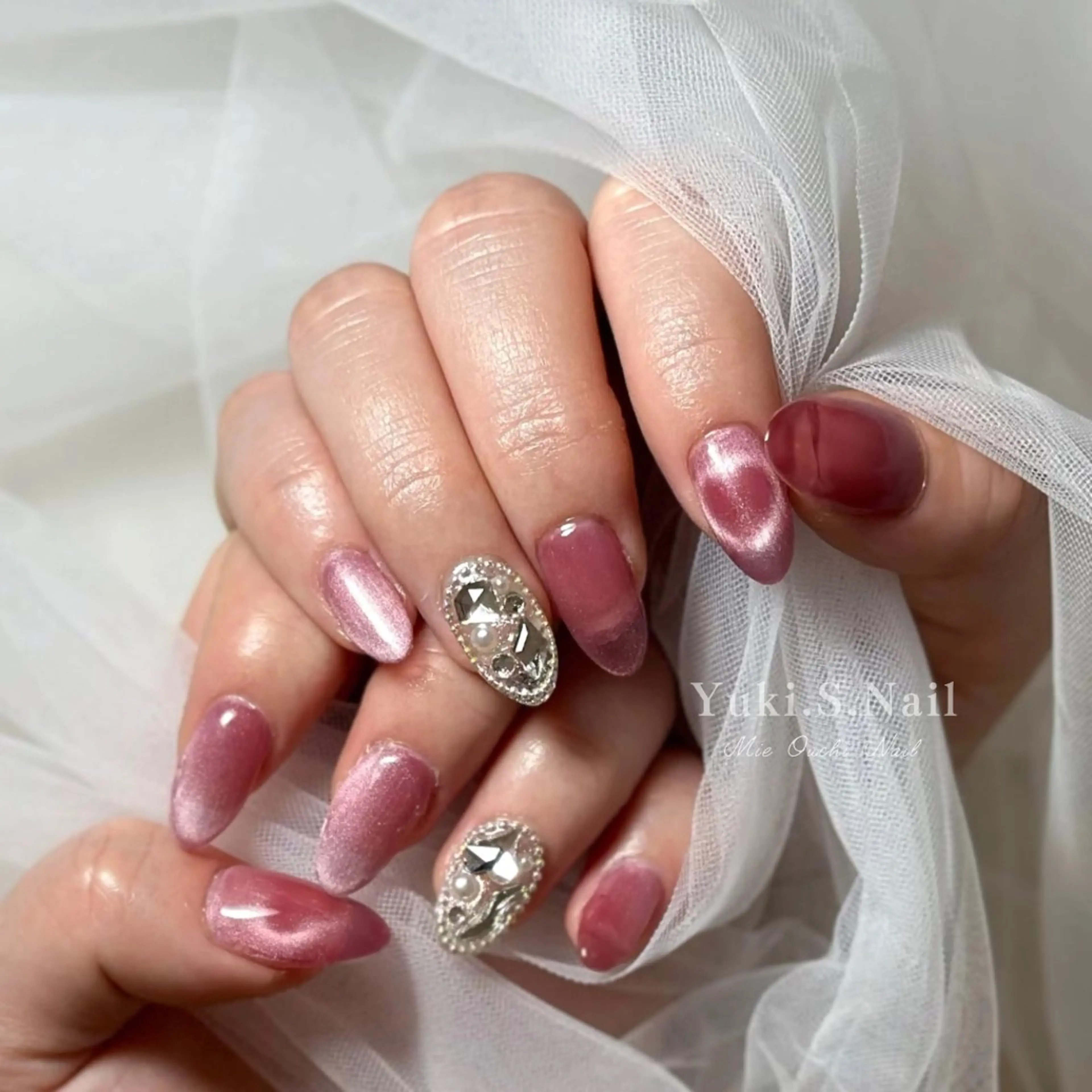 ロング ハンドネイル Yuki S.Nailのネイルデザイン