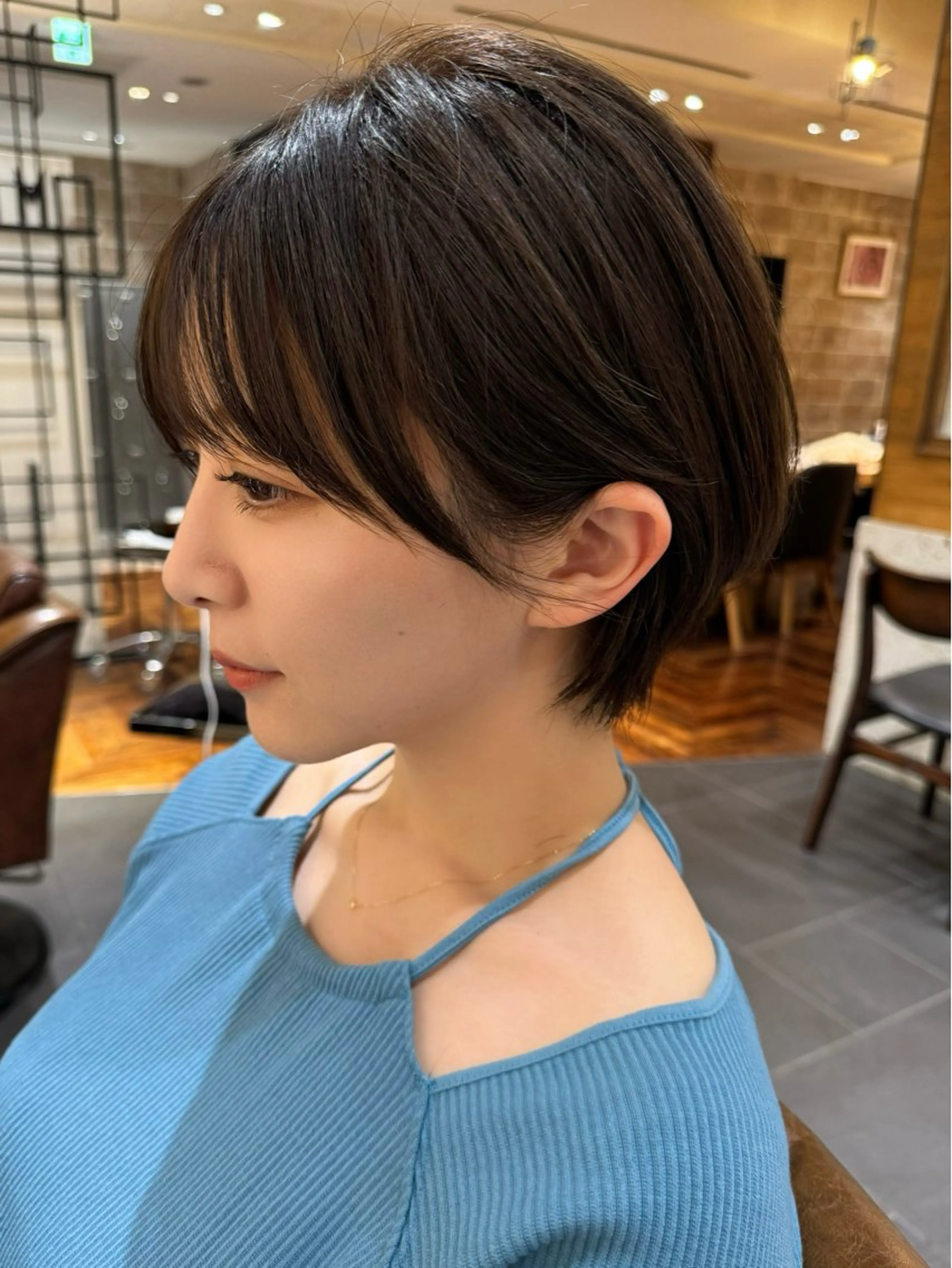 ショート ショートヘア 小顔カット 撮影カットモデル募集 前髪、顔周り/徳永のヘアスタイル