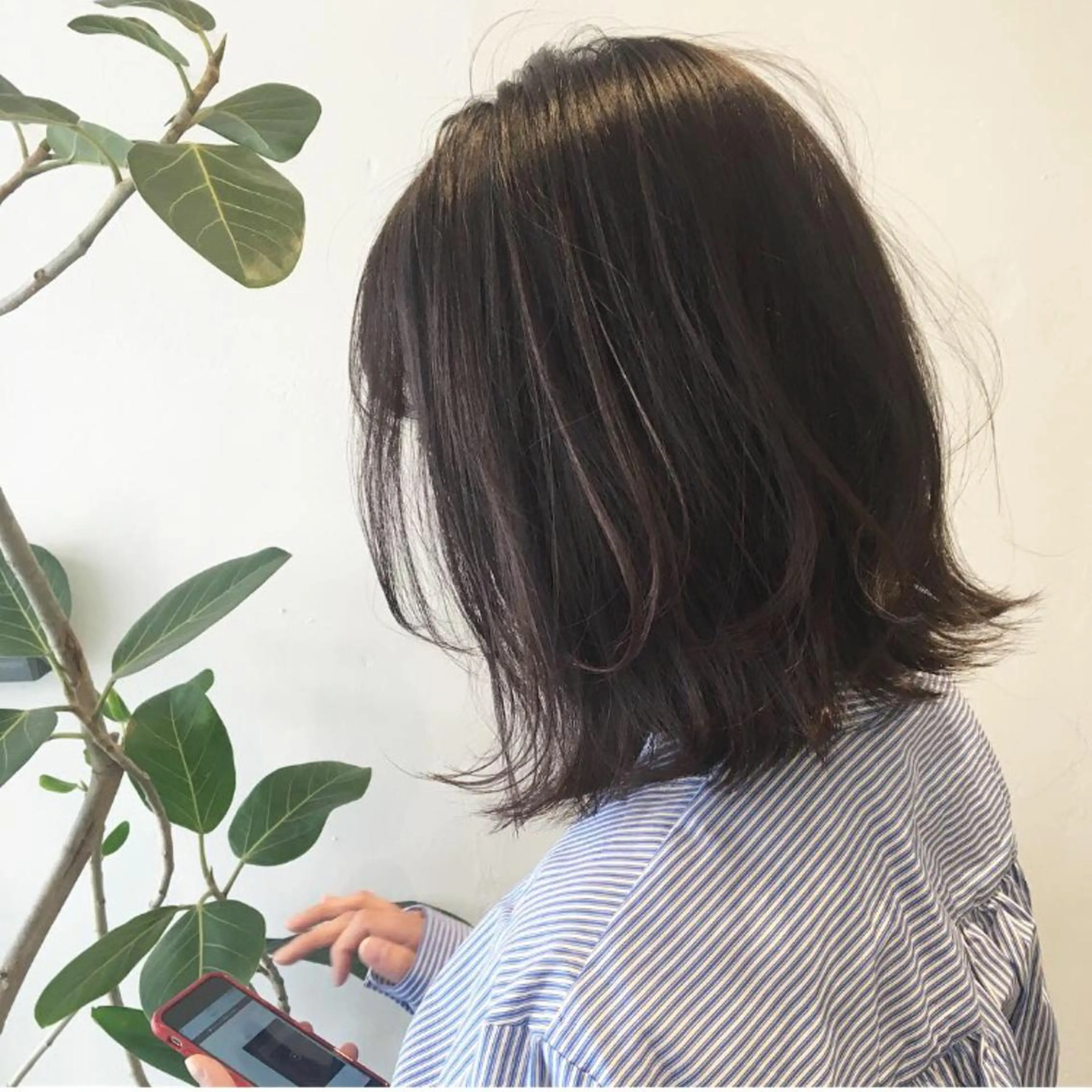 ミディアム カラー ハイライトカラー ハイライト hairsalon Athle所属・Teramura Kaoriのヘアスタイル