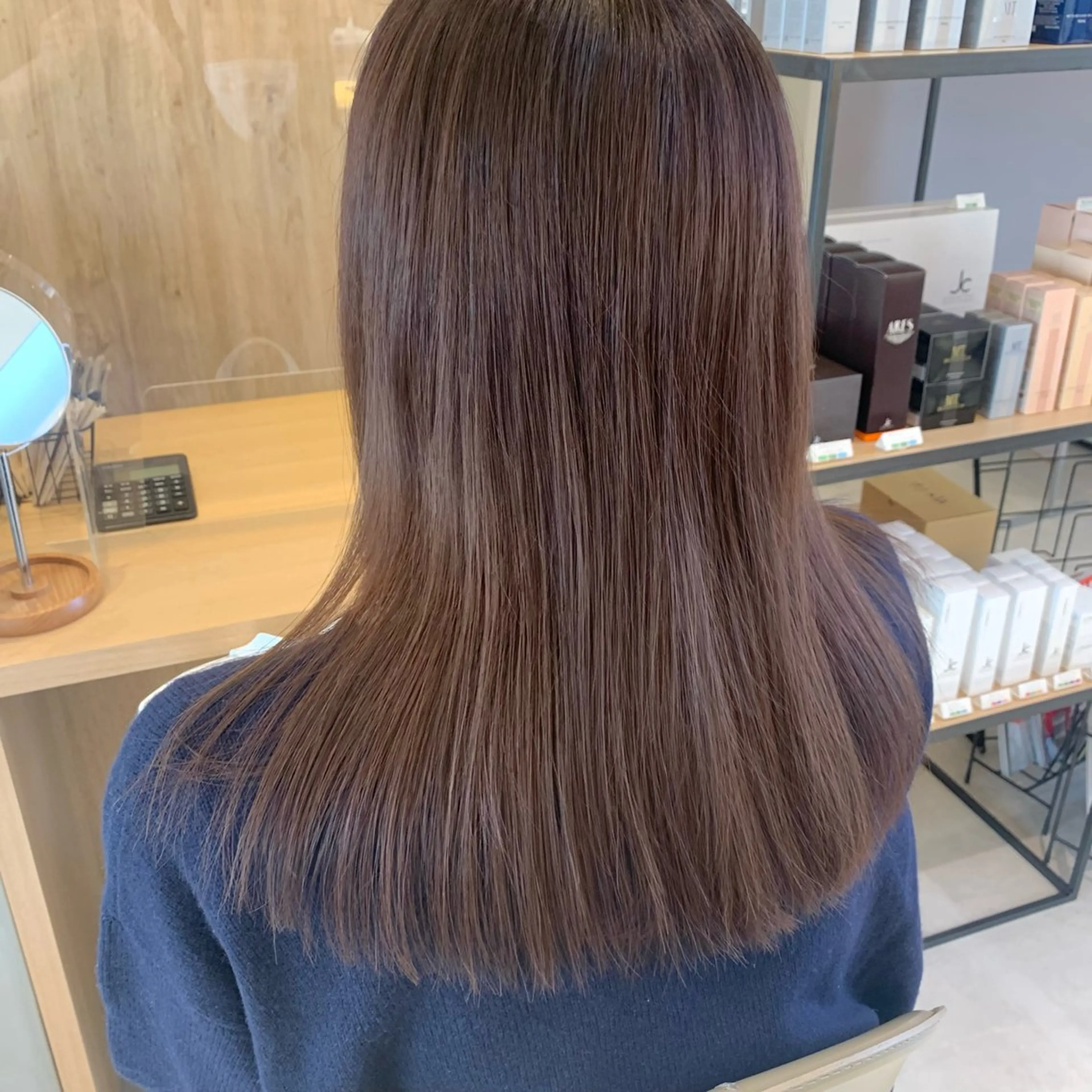 ロング ロング 濱野 梨奈のヘアスタイル