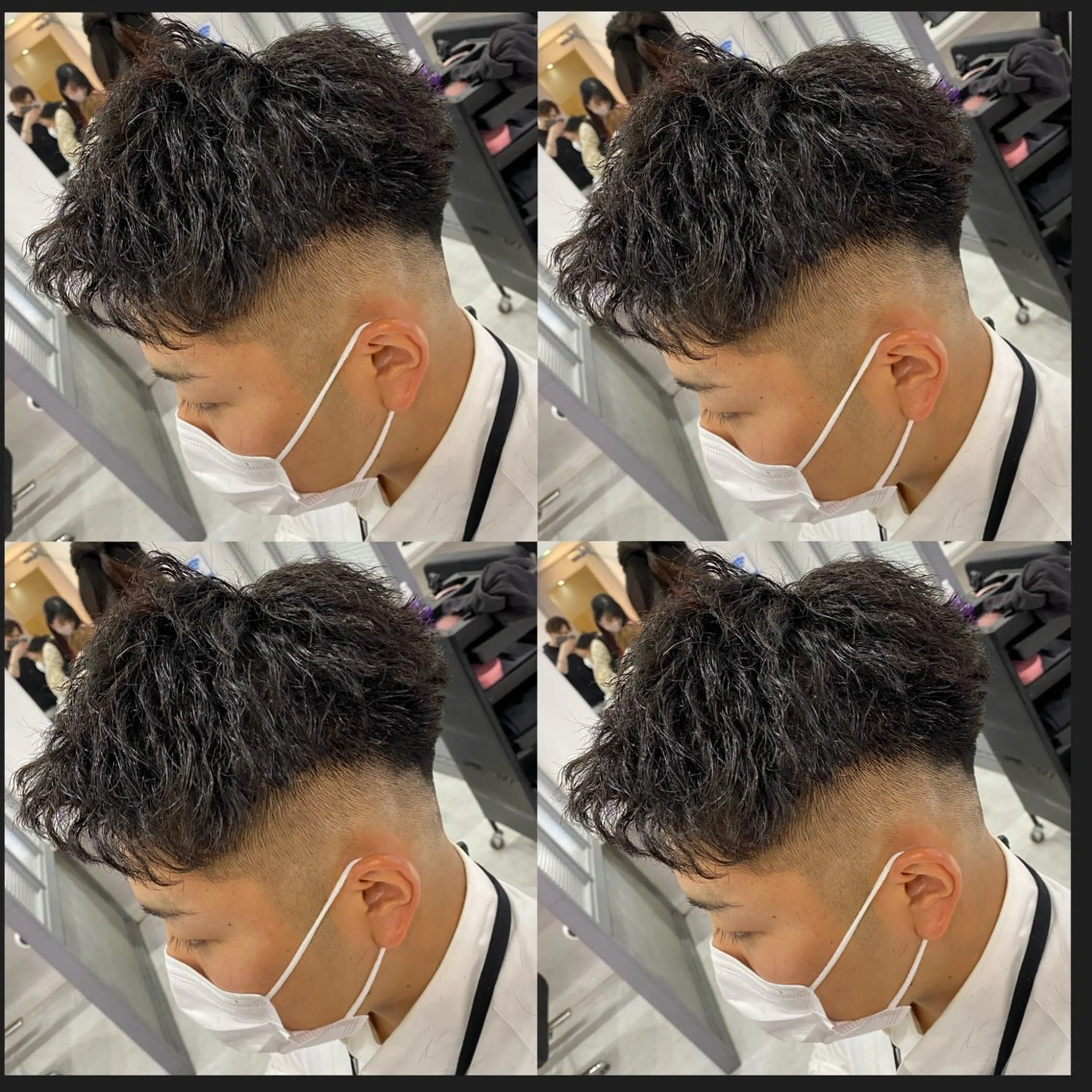 ショート 🔥メンズ特化渡辺 🔥ブリーチカラーのヘアスタイル