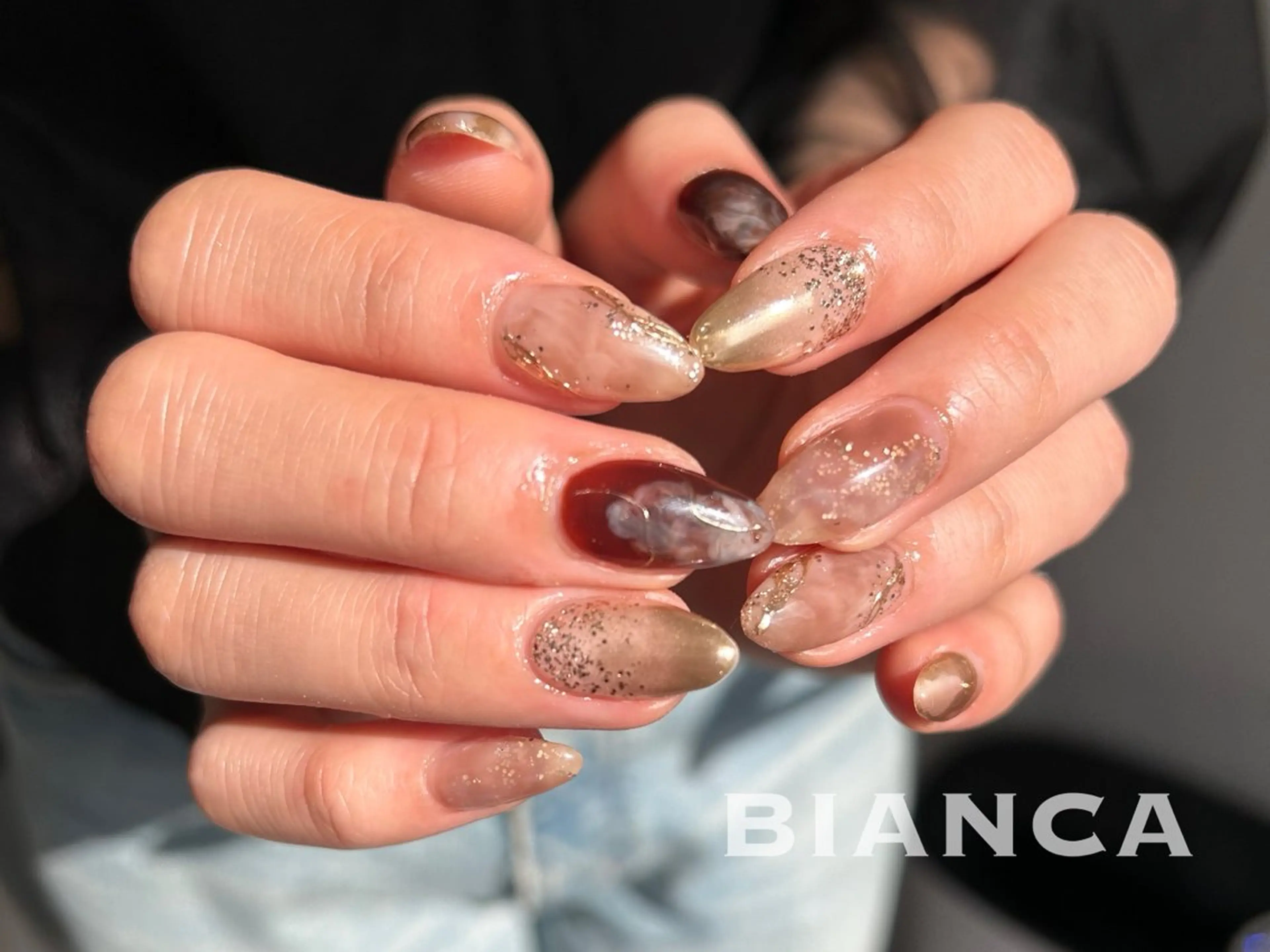 ネイル ハンドネイル Bianca赤羽 松元🥣🫧のネイルデザイン